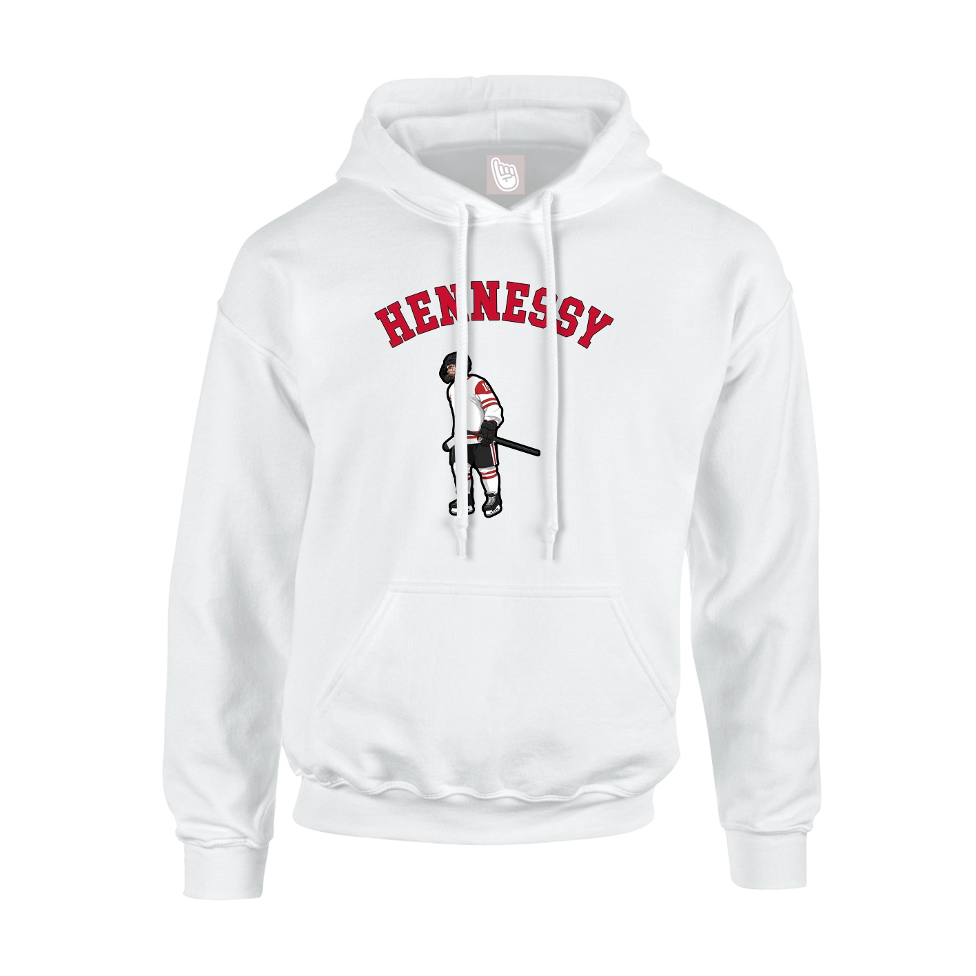 Youth Hoodie — Shirsey Arch in White