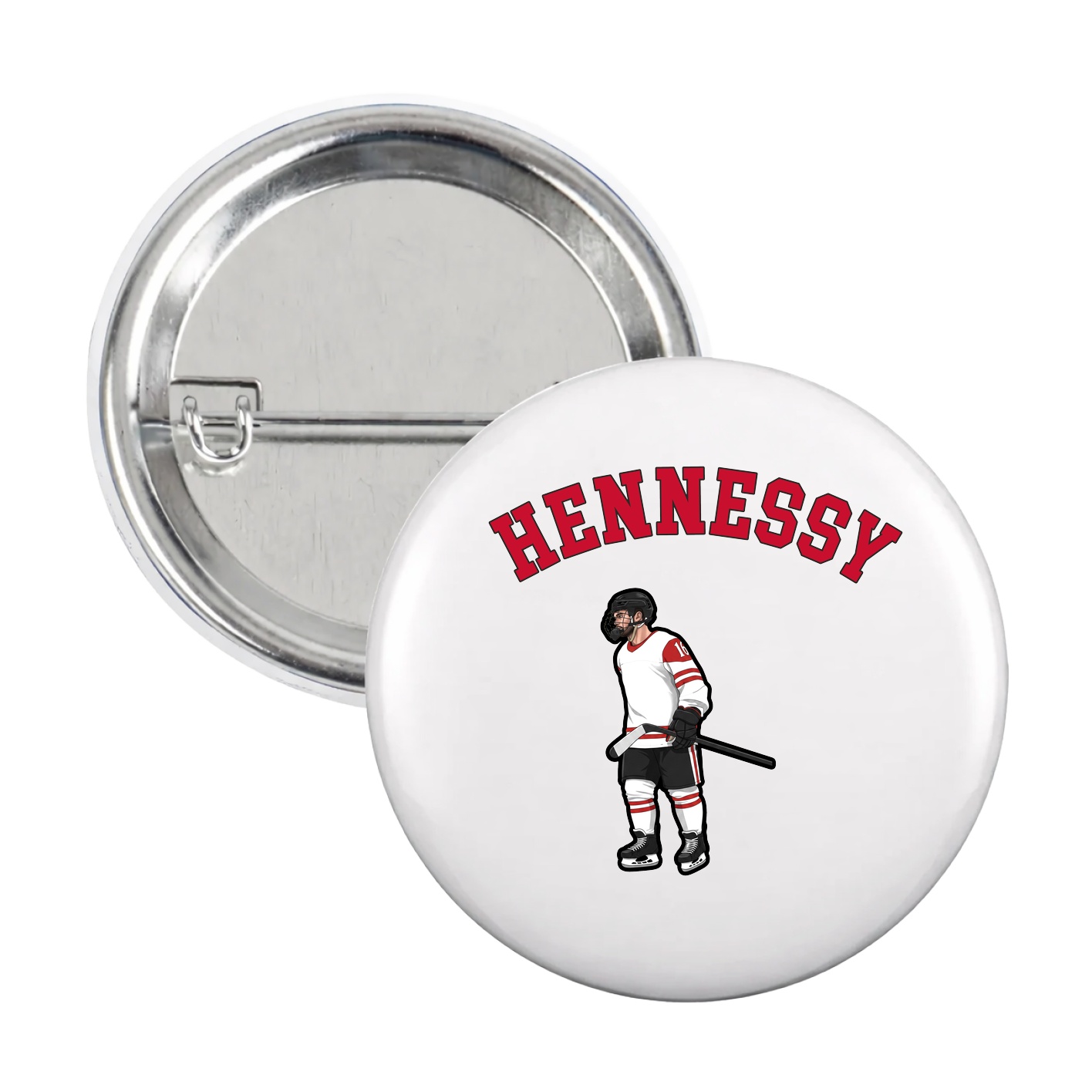 Game Day Button — Shirsey Arch in White
