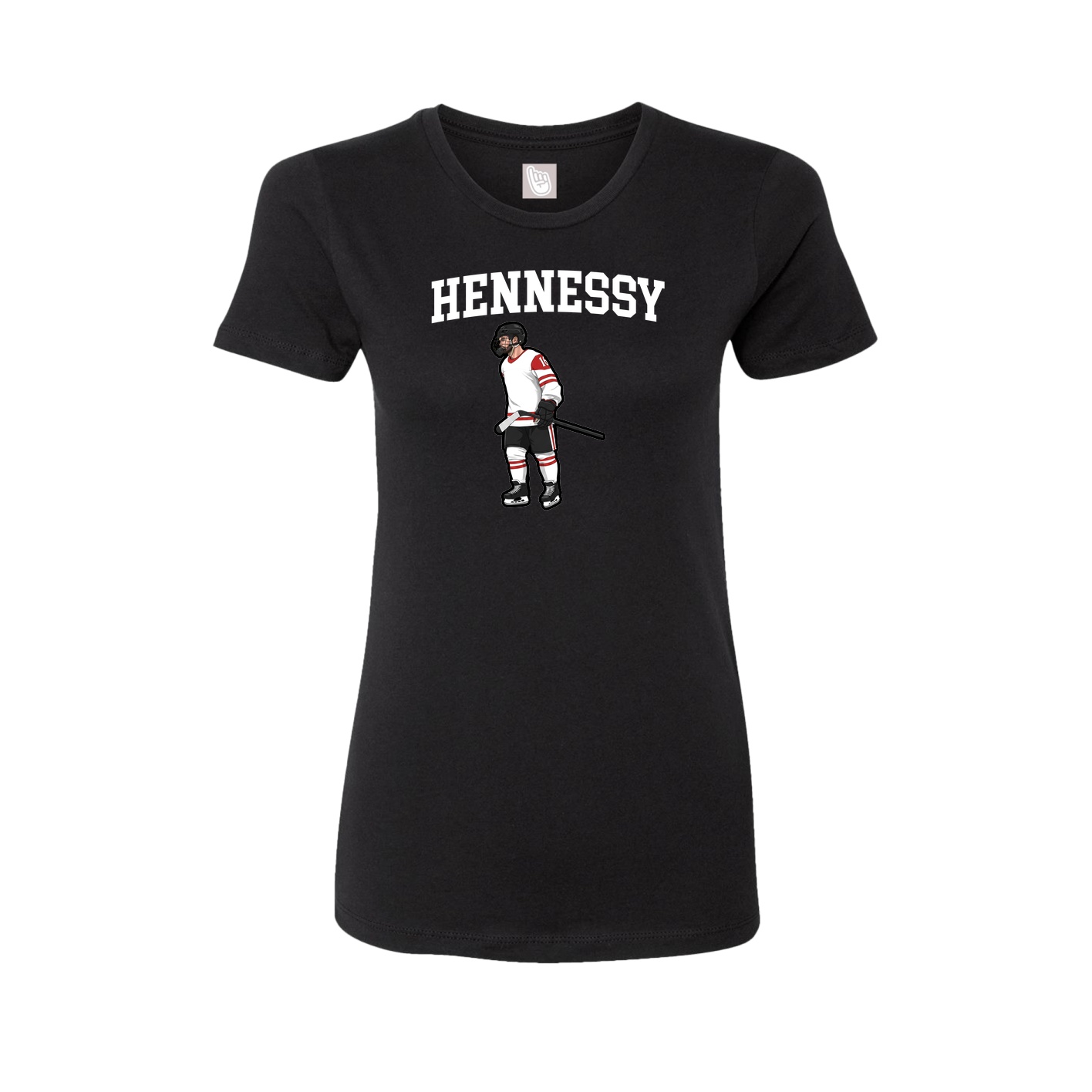 Fitted Women's Tee — Shirsey in Black