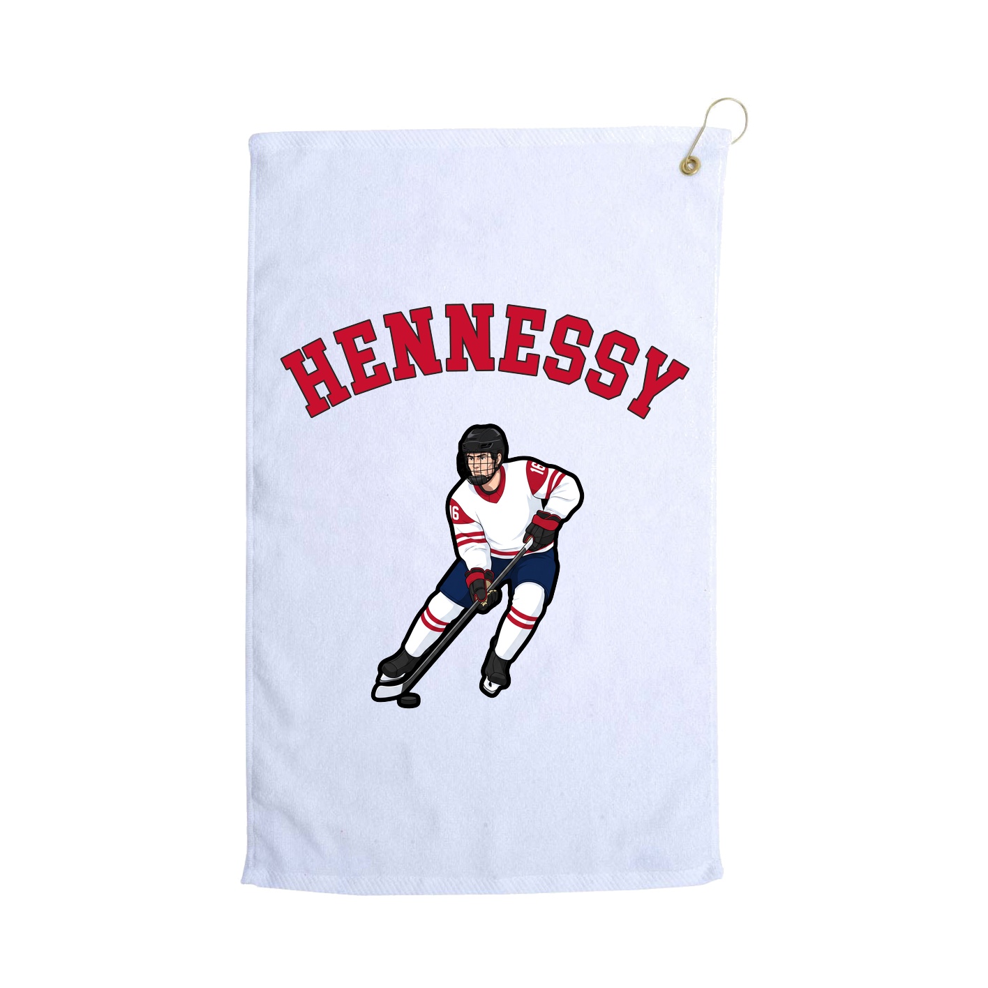 Golf Towel — Shirsey Arch in White