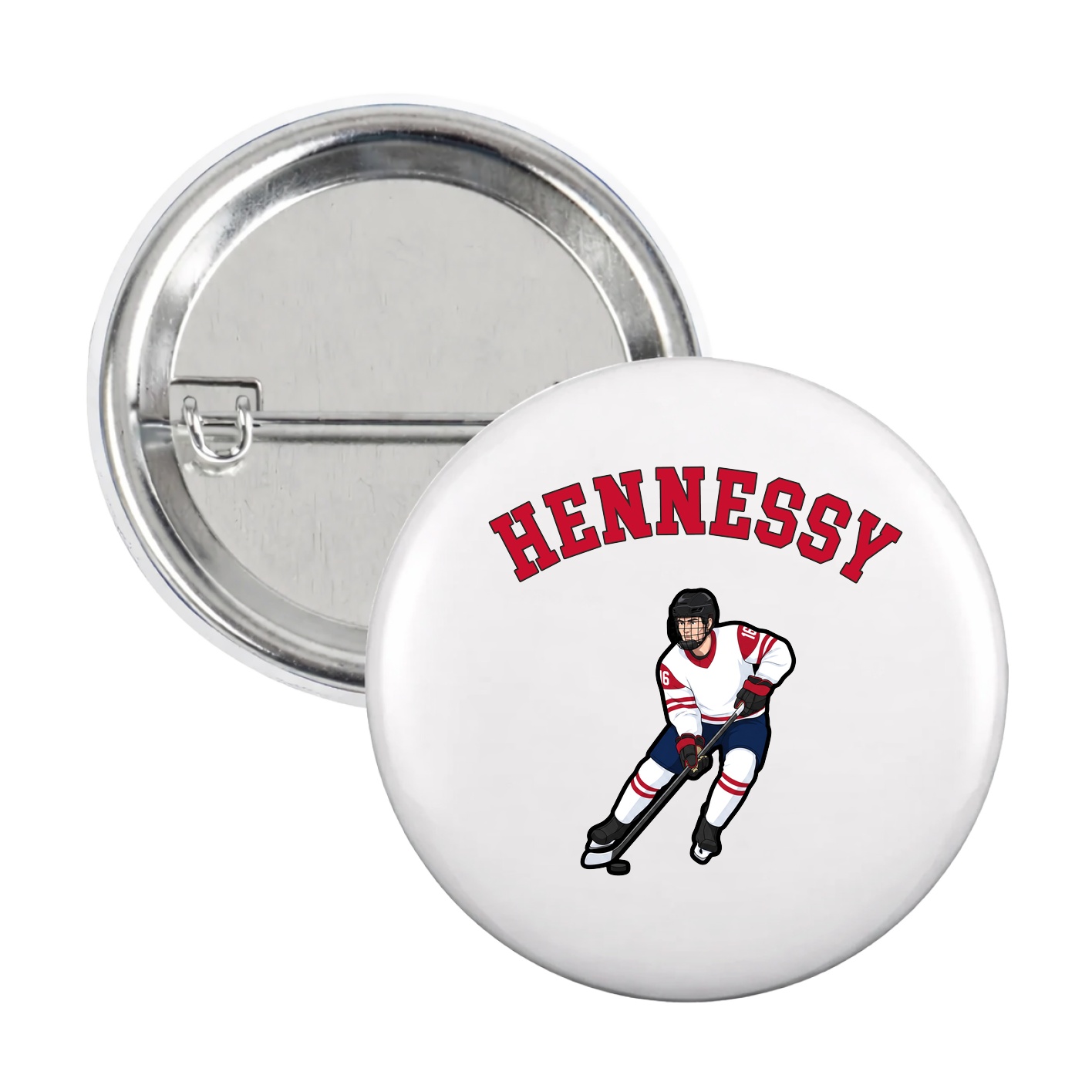 Game Day Button — Shirsey Arch in White
