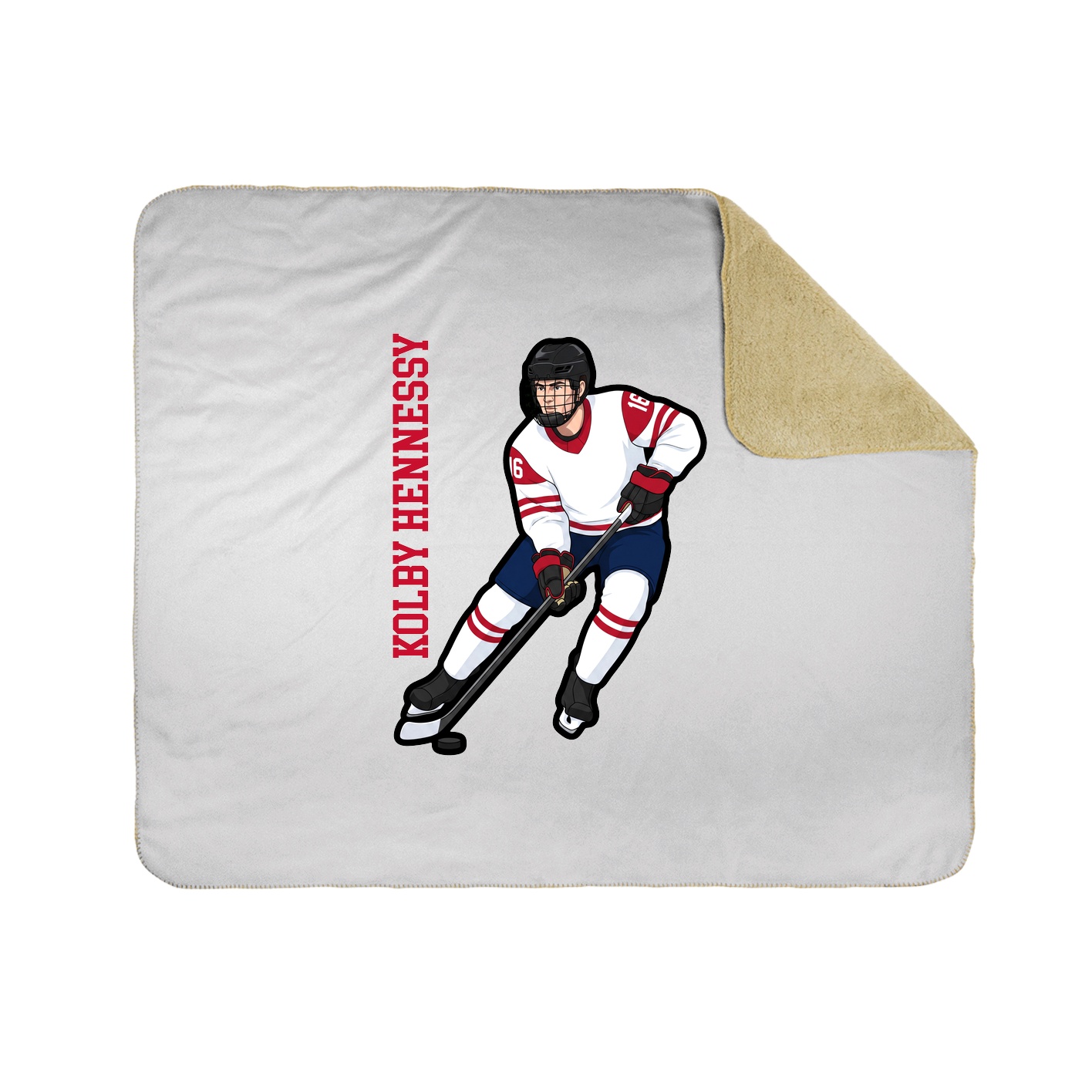 50x60 Sherpa Lined Throw Blanket