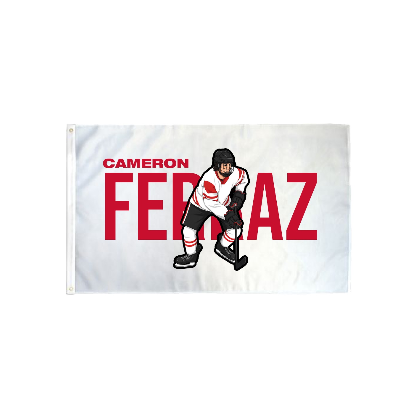 3x5 Flag — Player Name in Classic