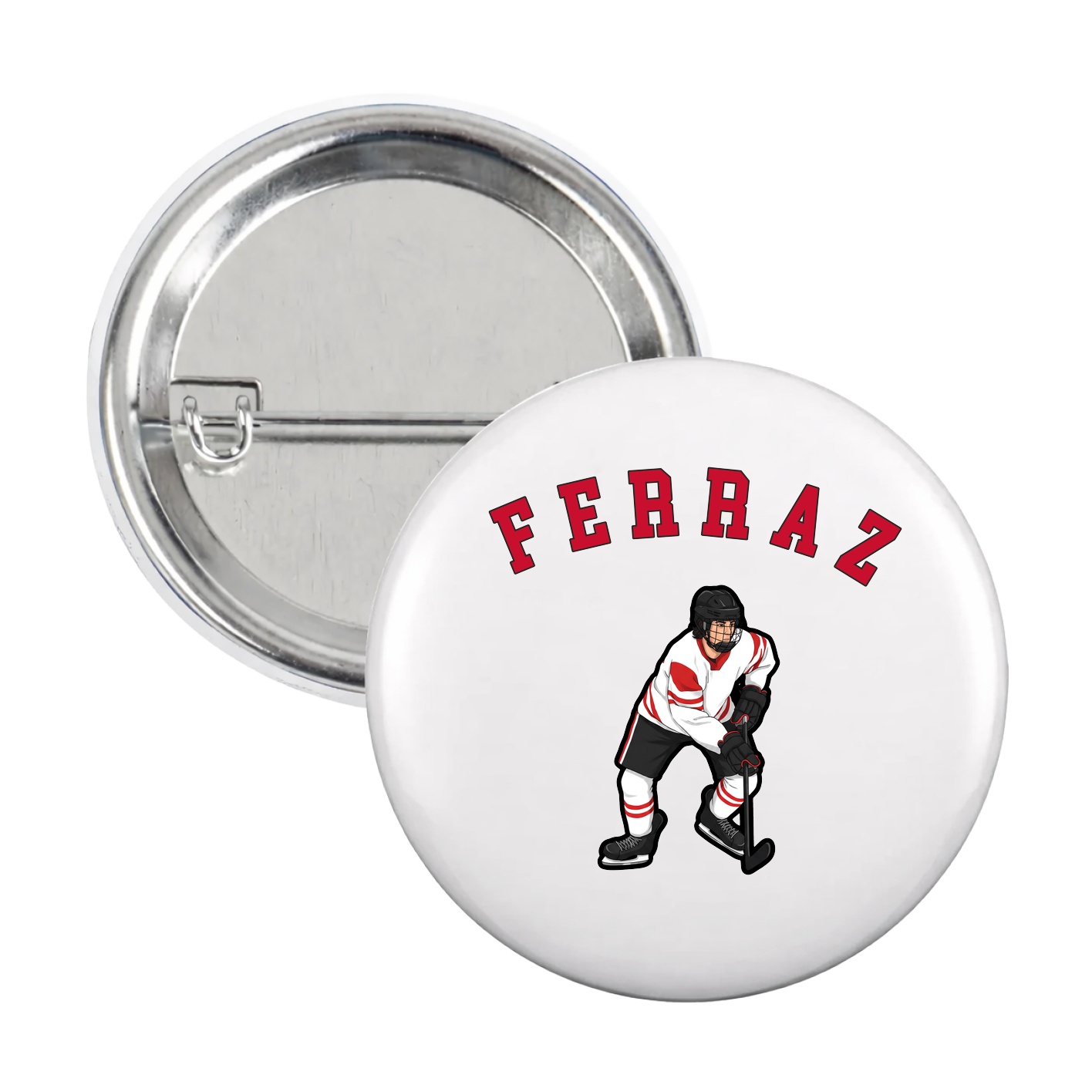 Game Day Button — Shirsey Arch in White