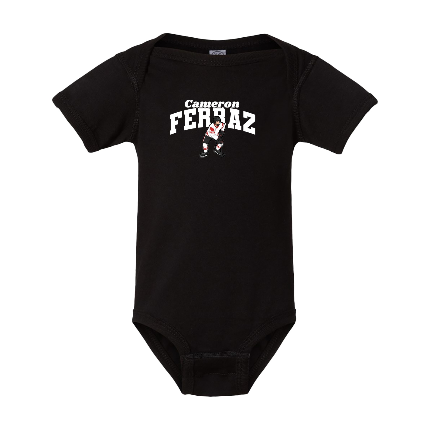 Baby Onesie — Signature Arch in Black