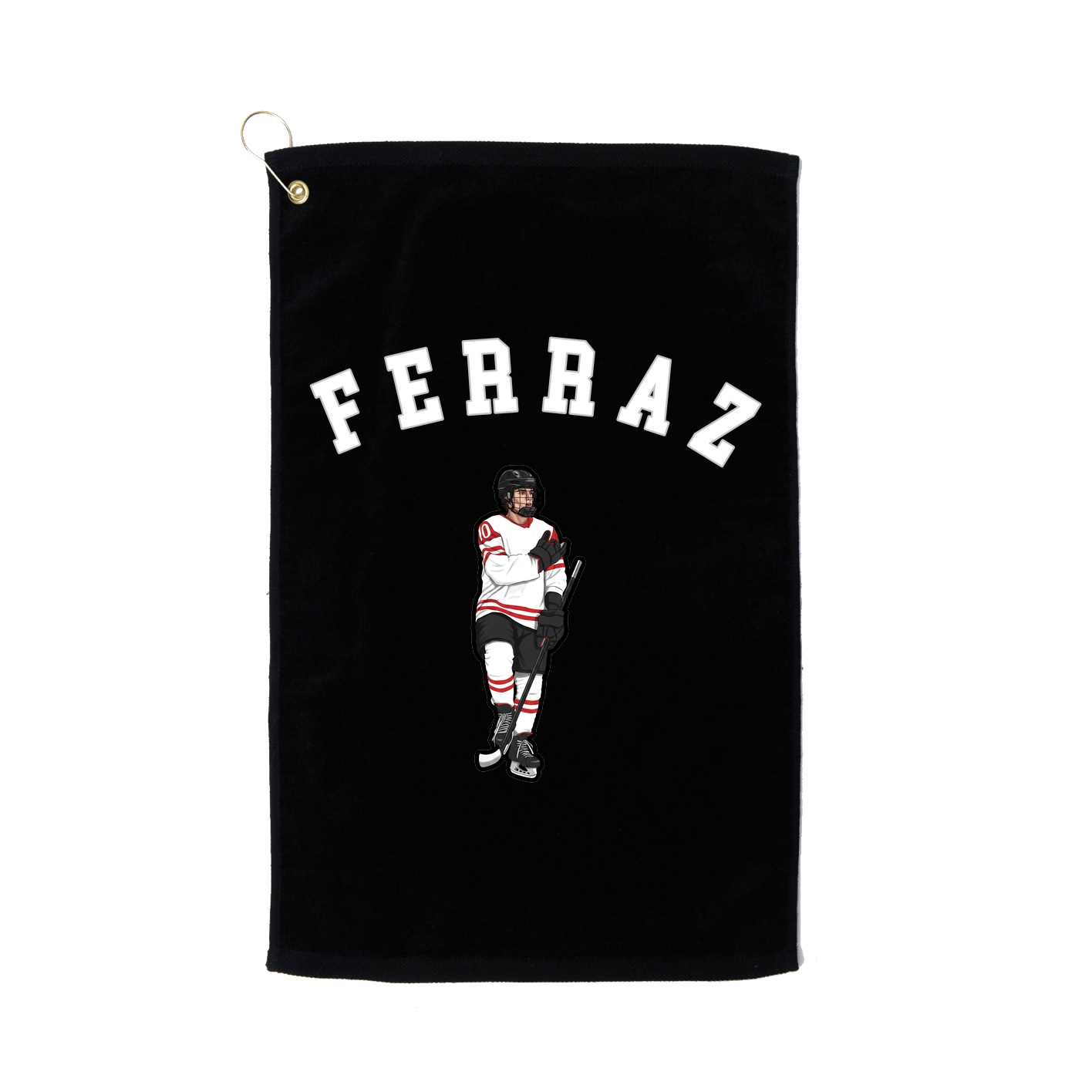 Golf Towel — Shirsey Arch in Black