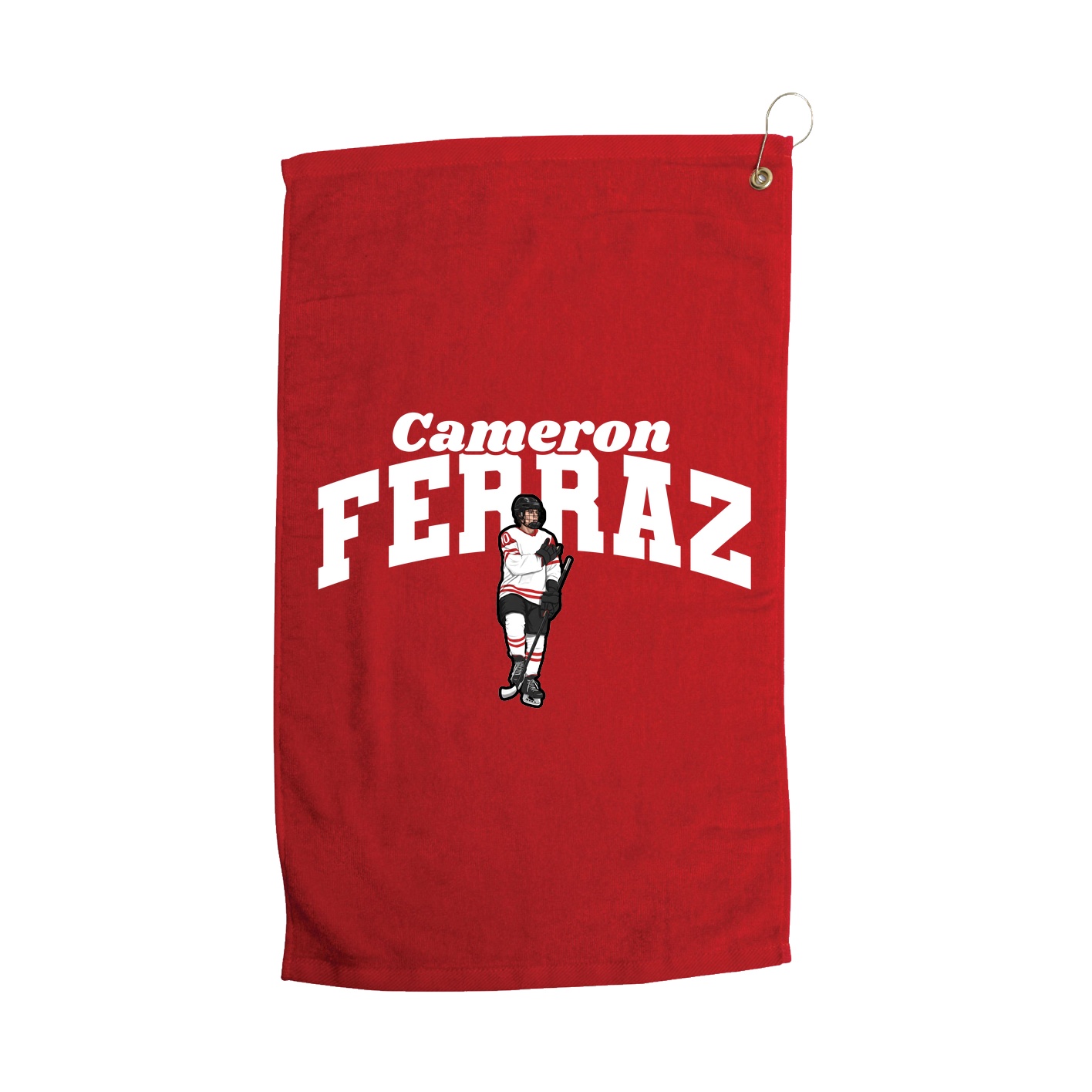 Golf Towel — Signature Arch in Red