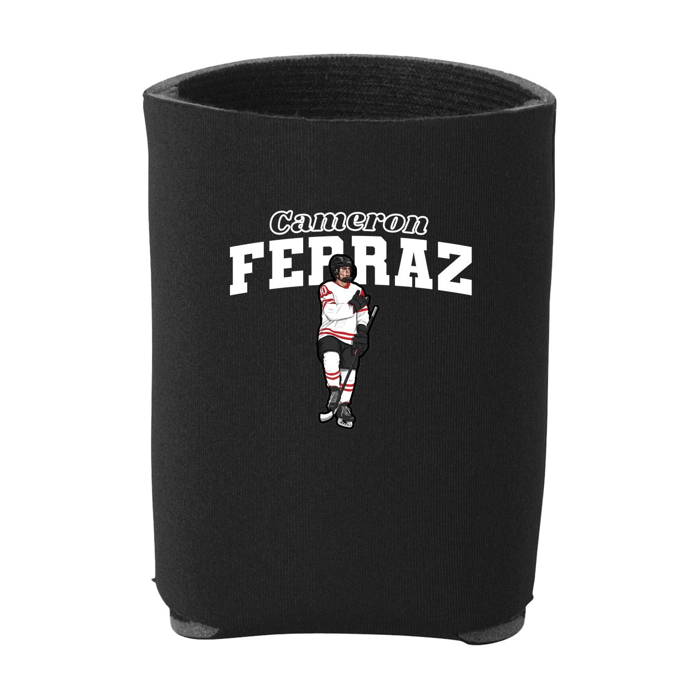 Can Holder — Name Arch in Black