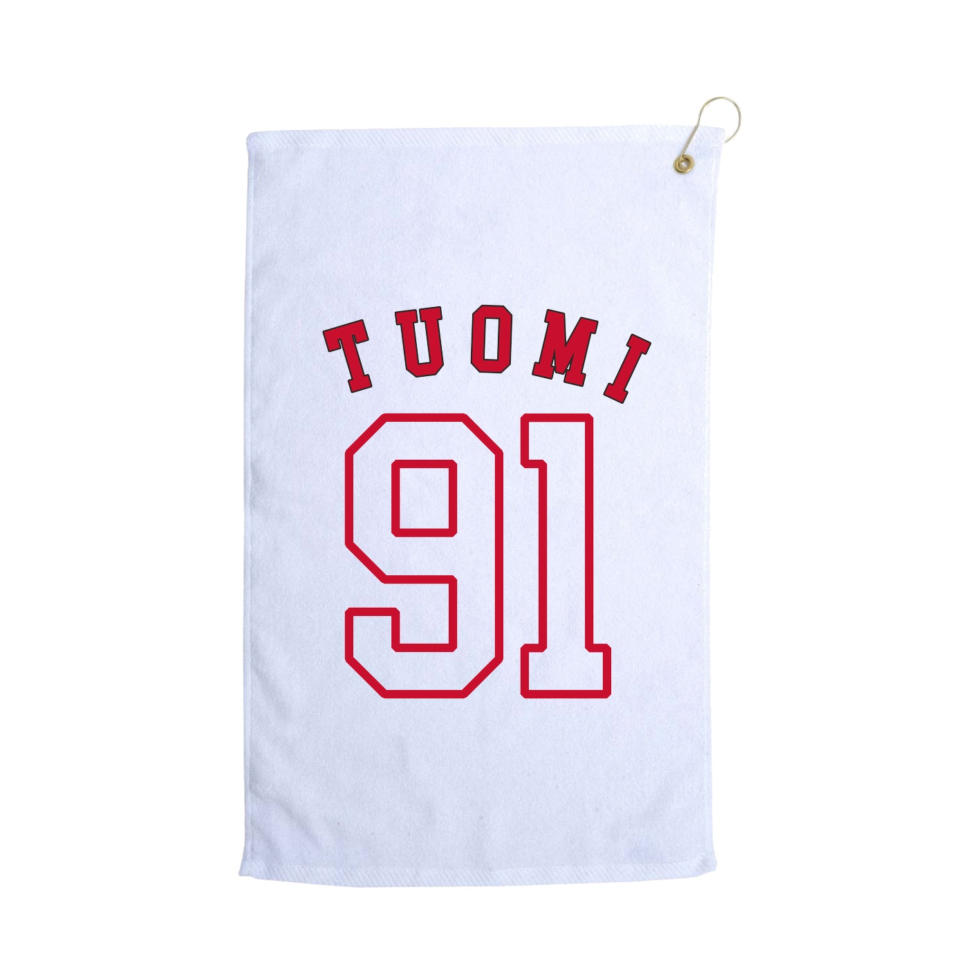 Golf Towel — Shirsey Arch in White
