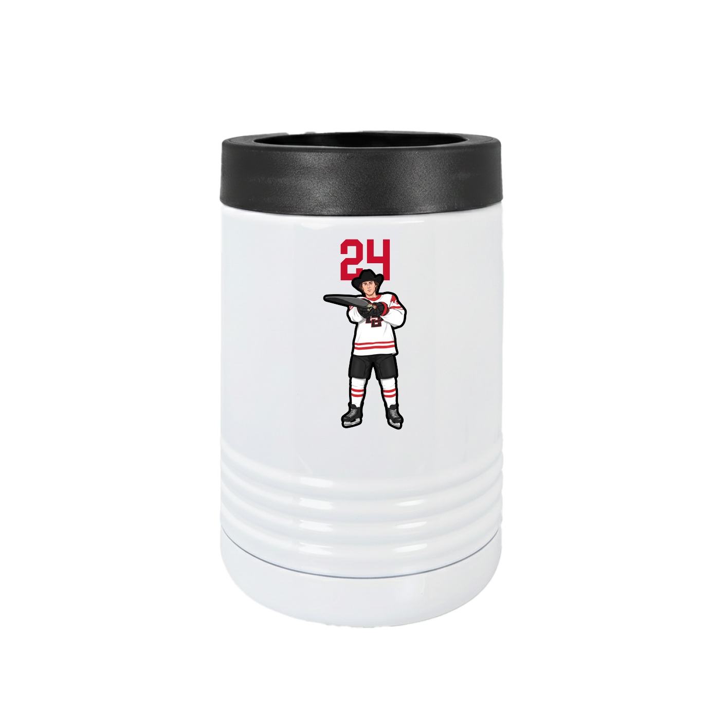 Beverage Holder — Number Top in White