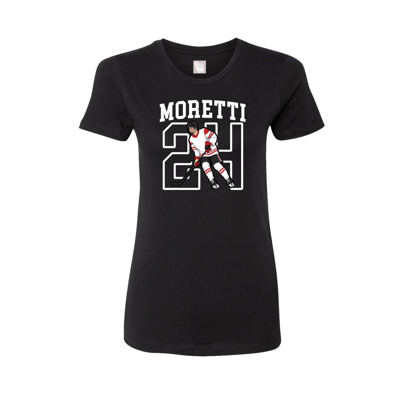Fitted Women's Tee — Shirsey in Black