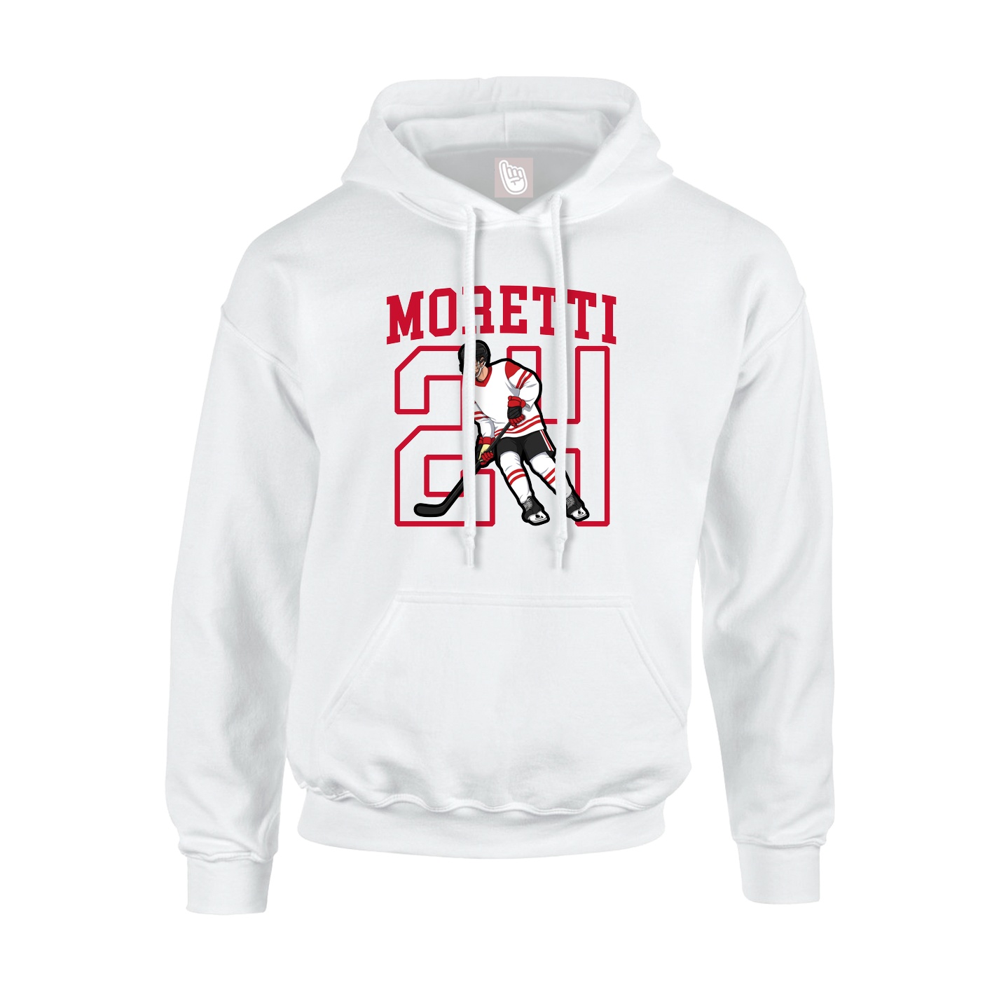 Hoodie — Shirsey in White
