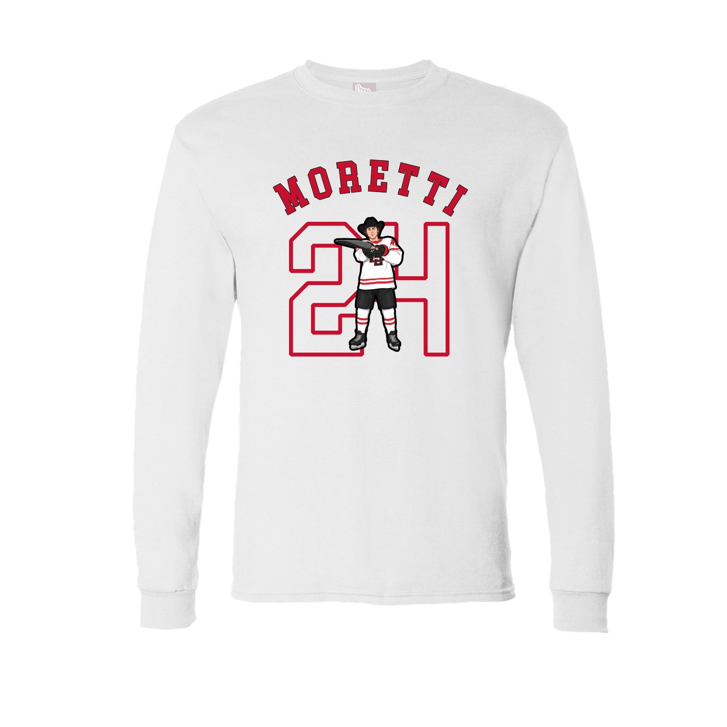 Long Sleeve Tee — Shirsey Arch in White
