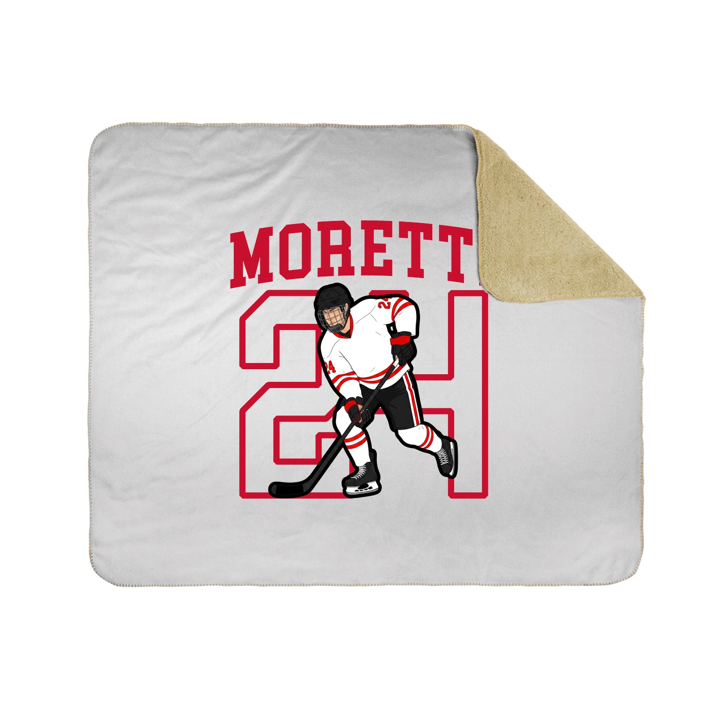 Throw Blanket — Shirsey in White