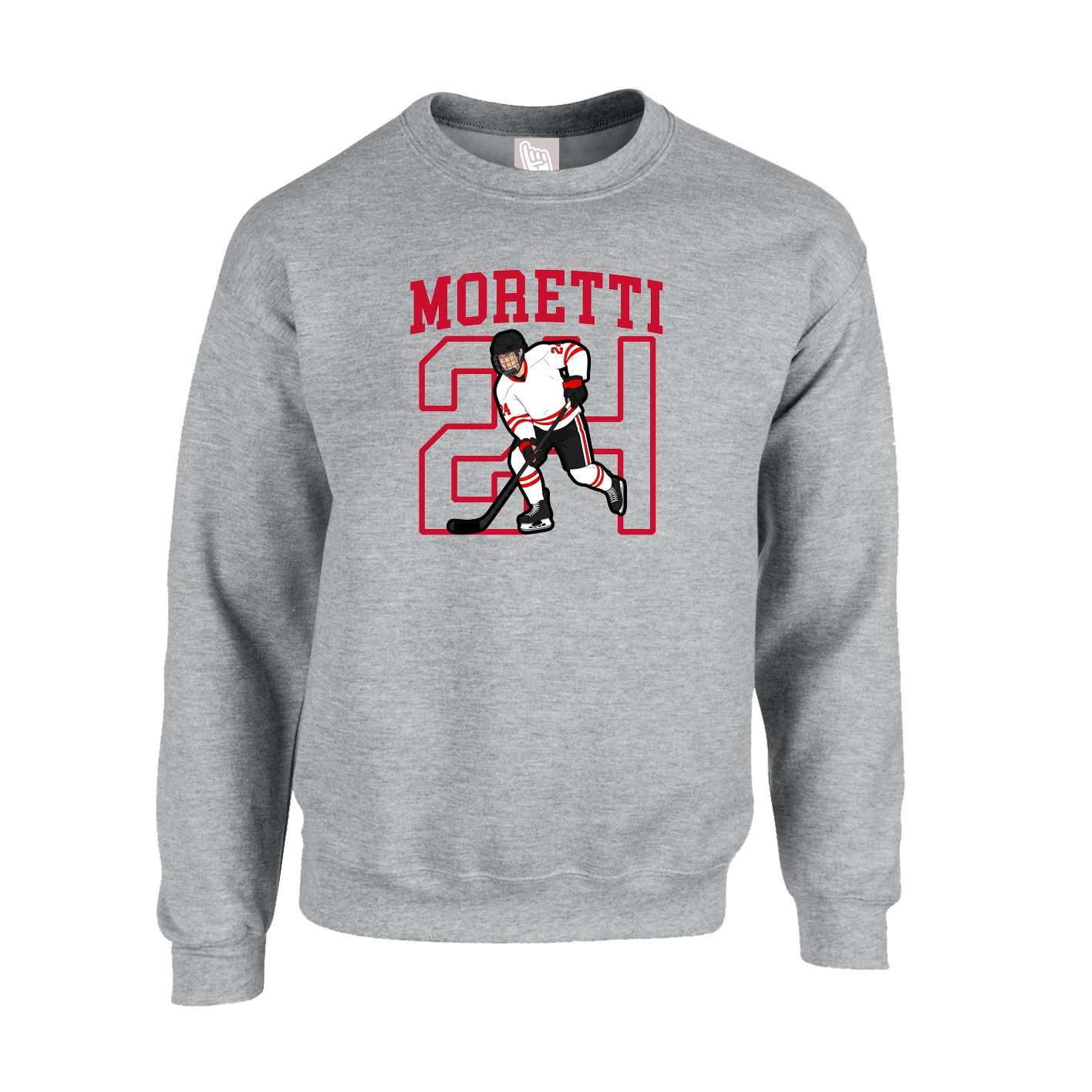 Fleece Crew — Shirsey in Grey