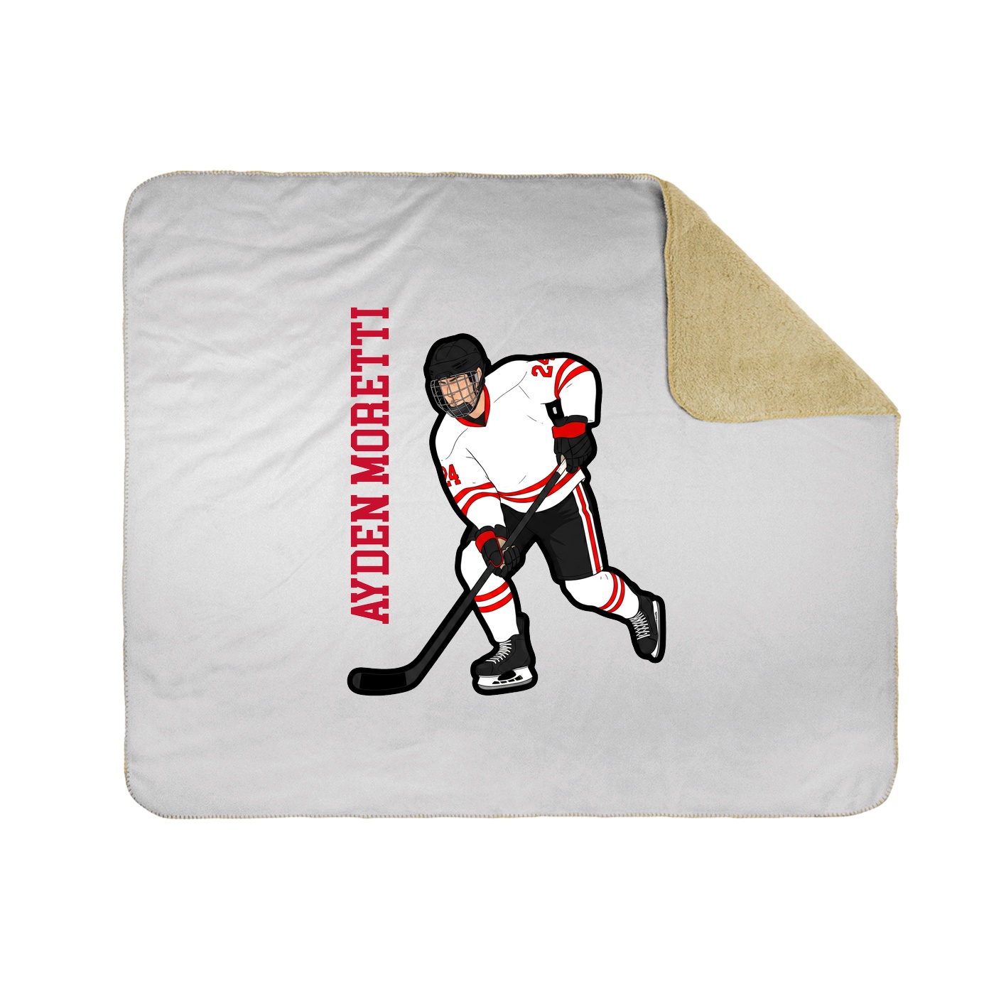 50x60 Sherpa Lined Throw Blanket