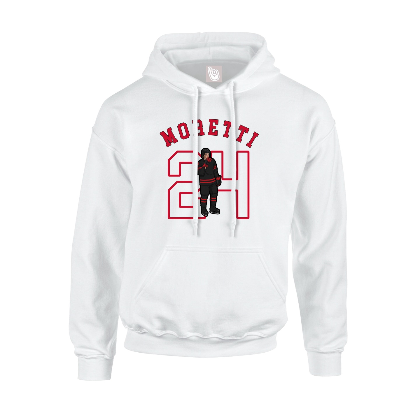 Youth Hoodie — Shirsey Arch in White