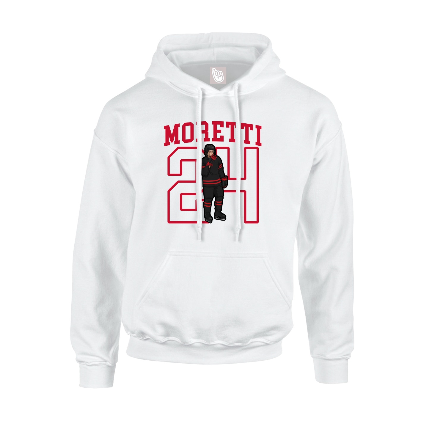 Hoodie — Shirsey in White