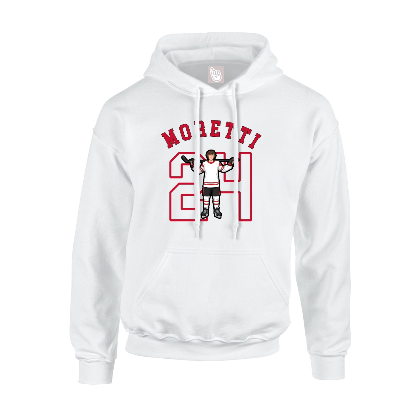 Youth Hoodie — Shirsey Arch in White