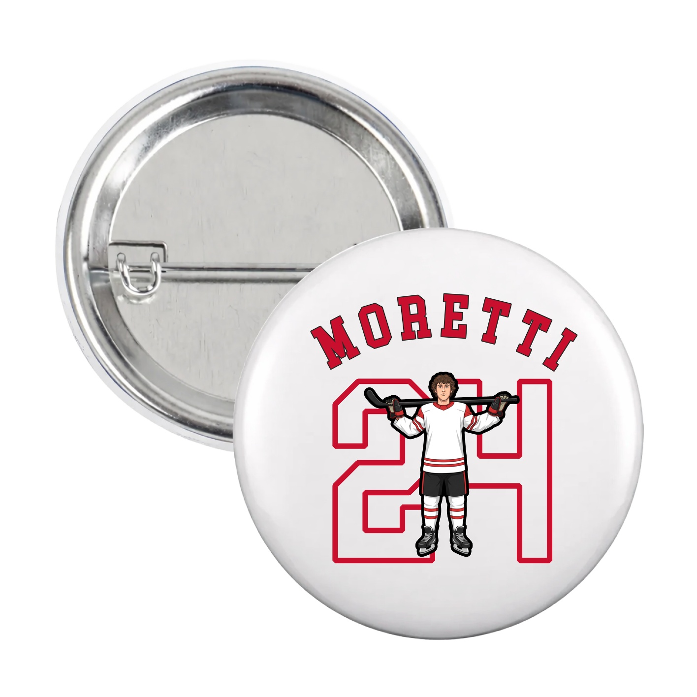 Game Day Button — Shirsey Arch in White