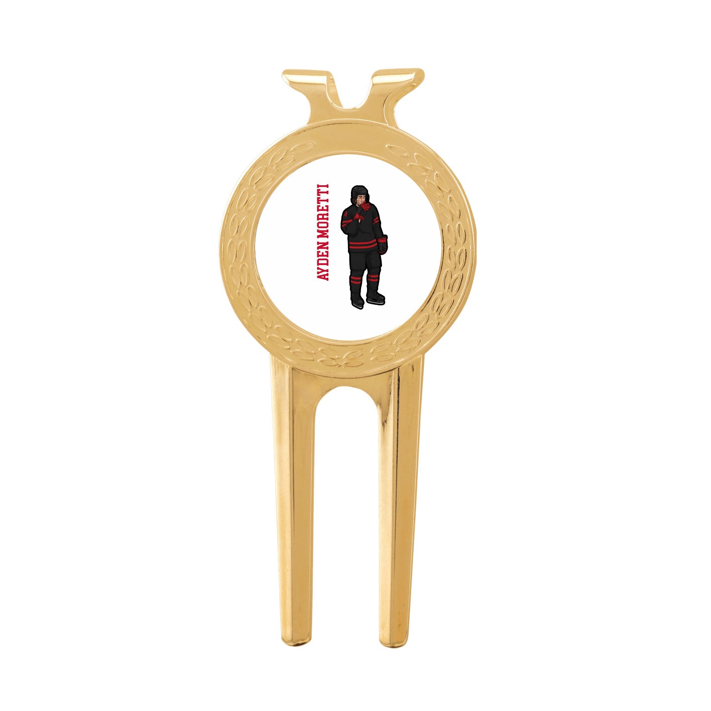 Divot Tool with Ball Marker — Name Vertical in Classic