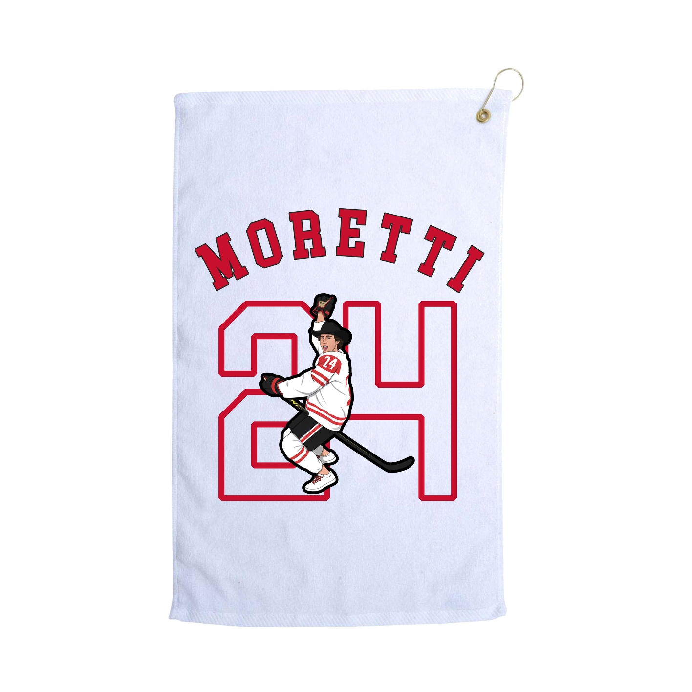 Golf Towel — Shirsey Arch in White