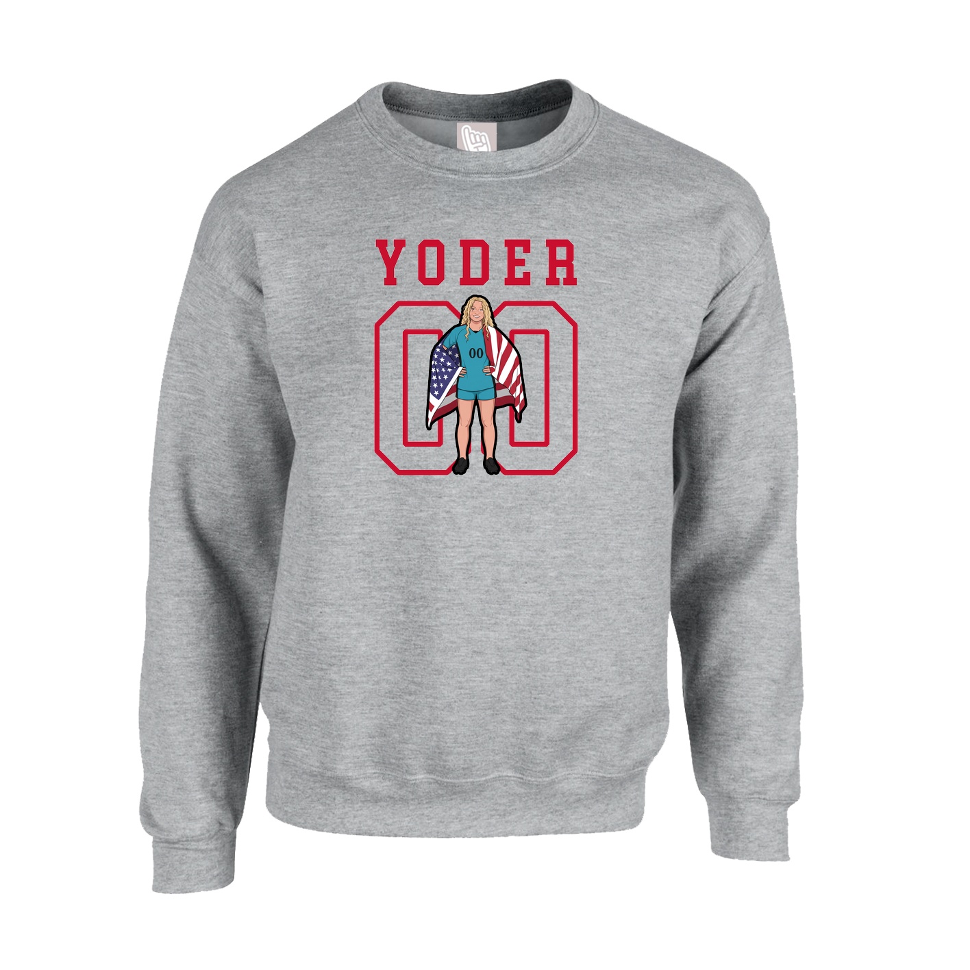 Fleece Crew — Shirsey in Grey