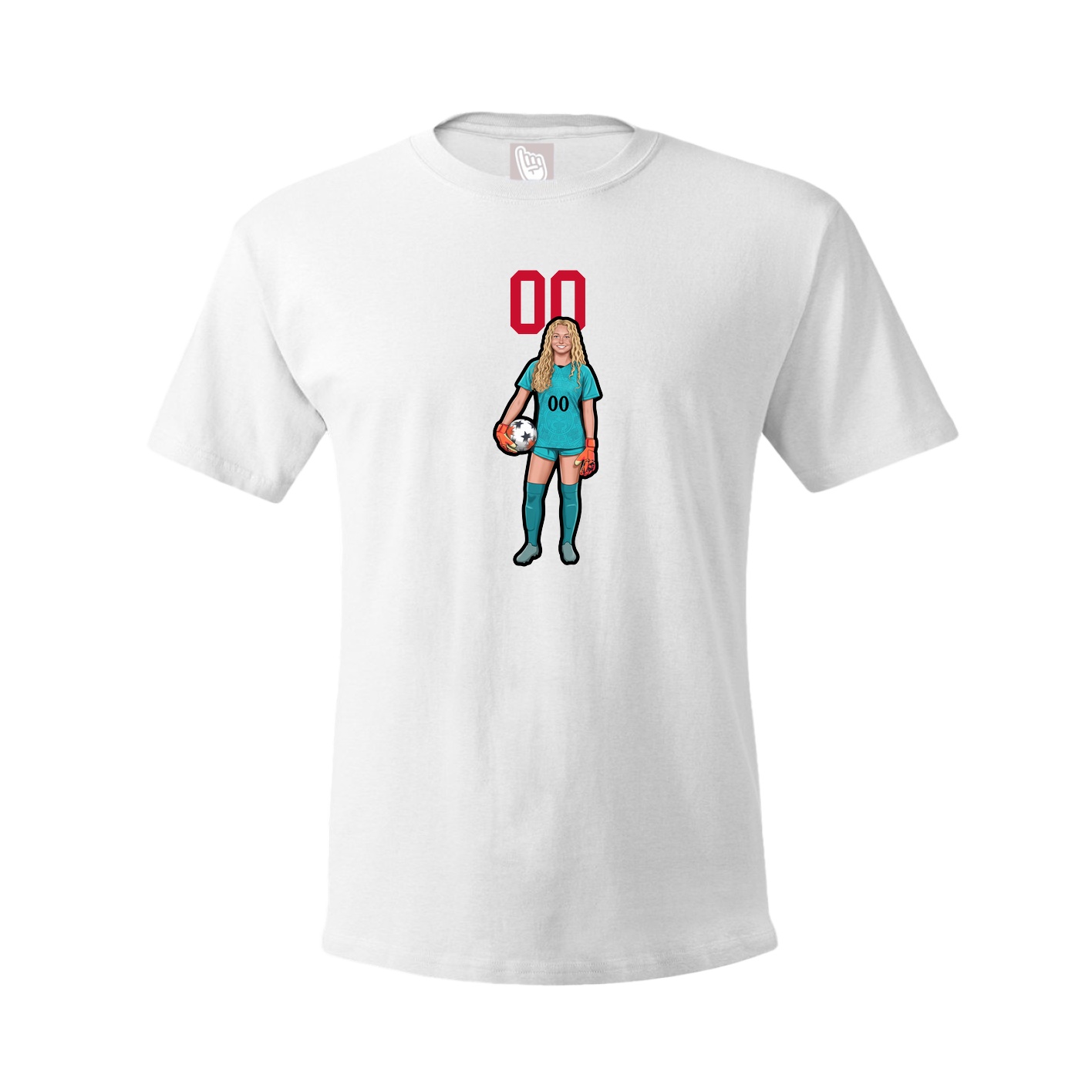 Tee — Number Top in White