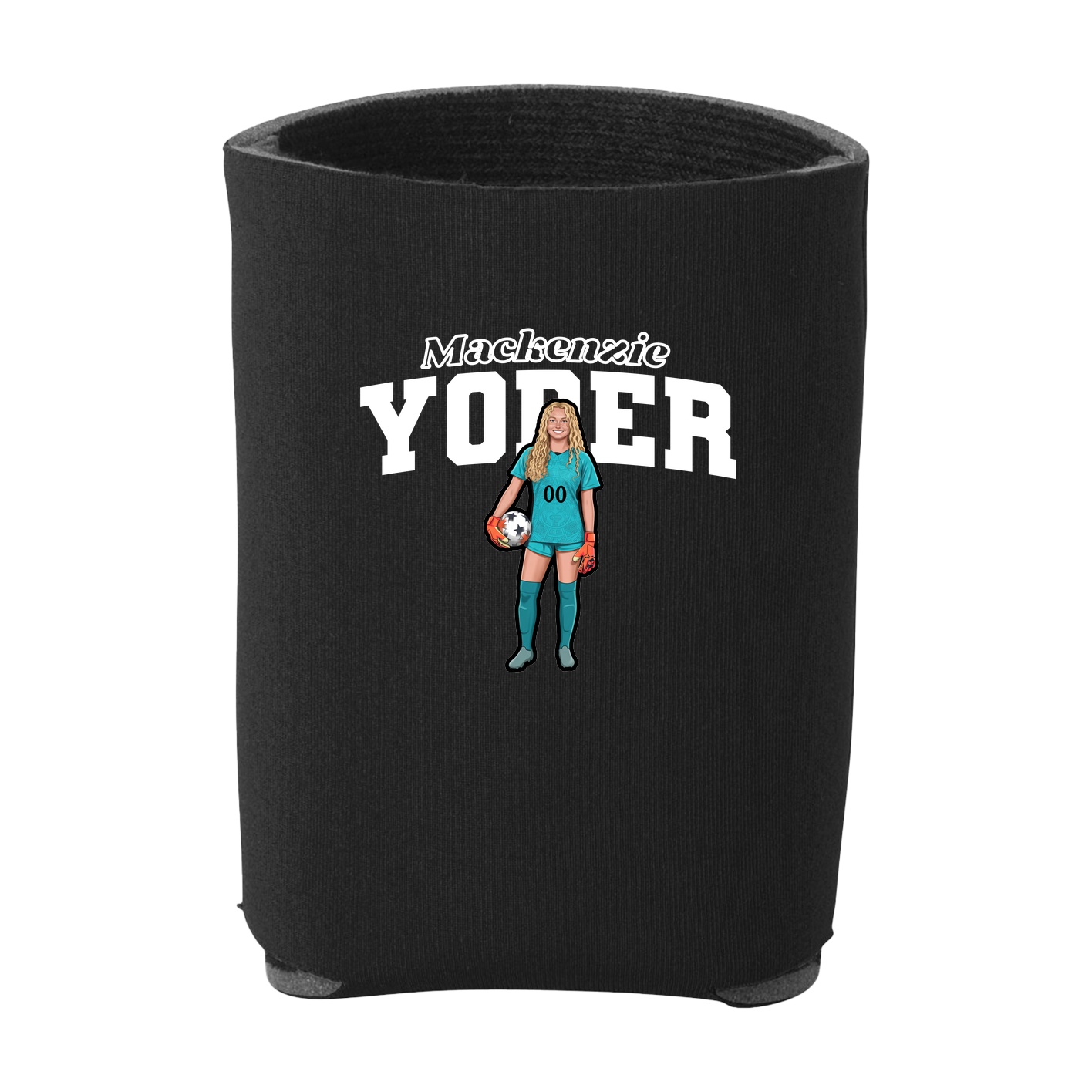 Can Holder — Name Arch in Black