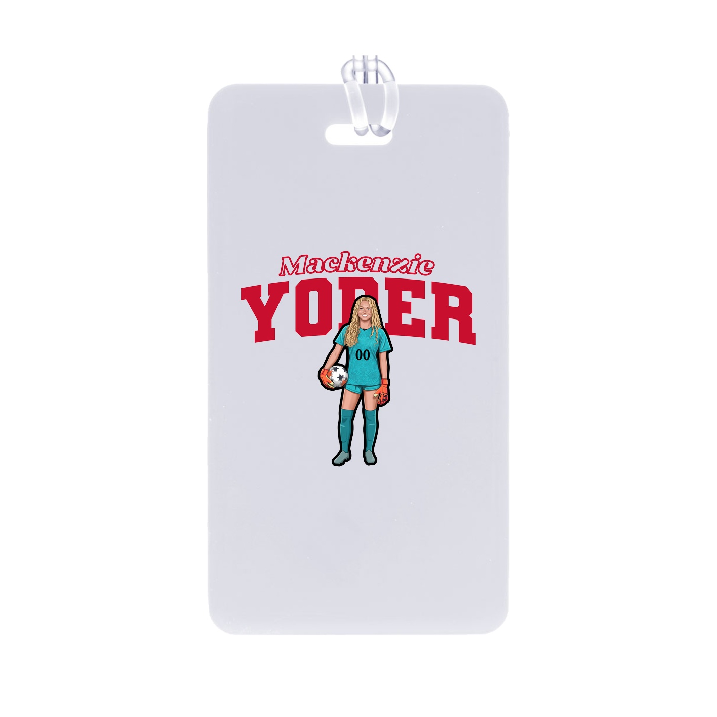 Bag Tag — Name Arch in Classic