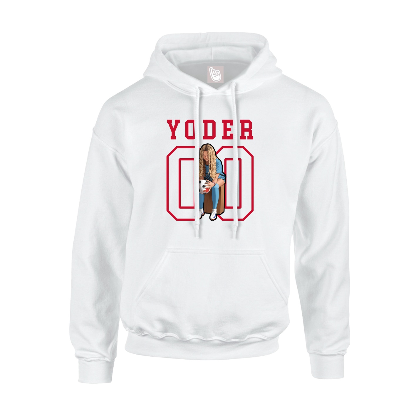 Youth Hoodie — Shirsey in White