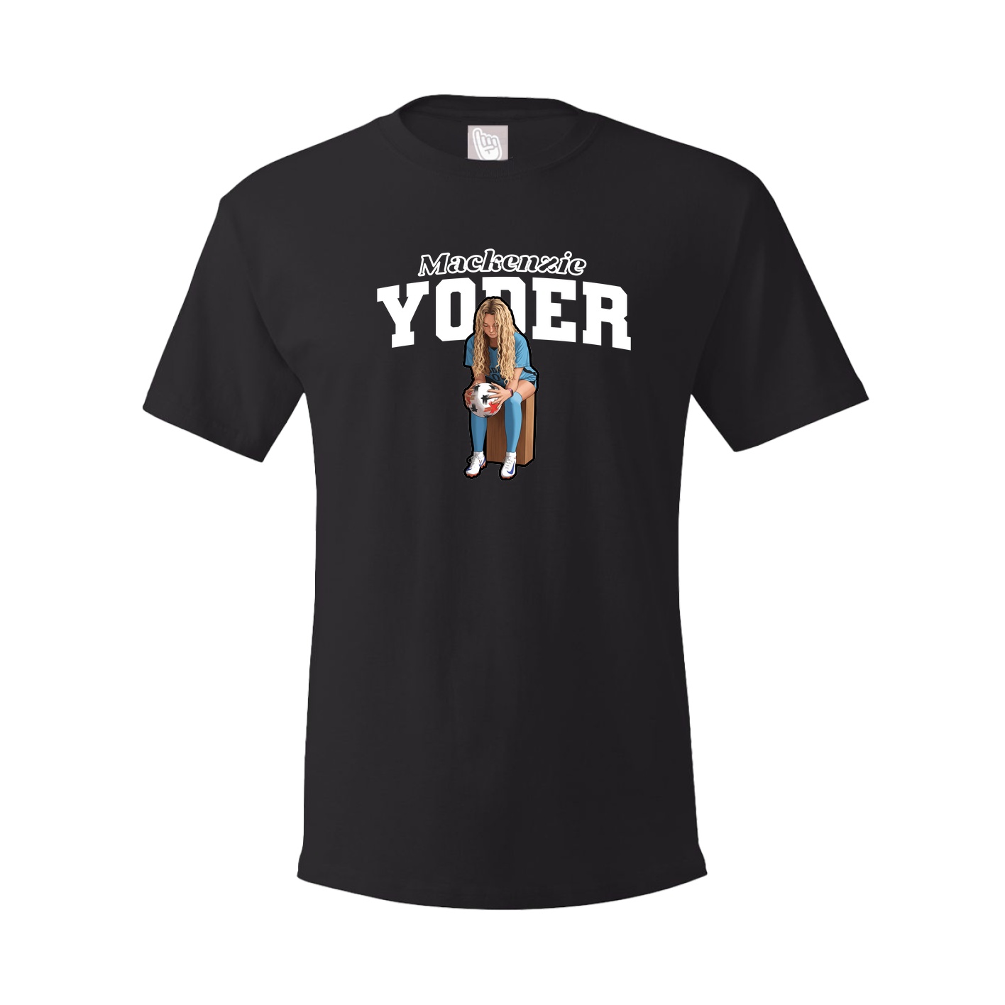Youth Tee — Name Arch in Black