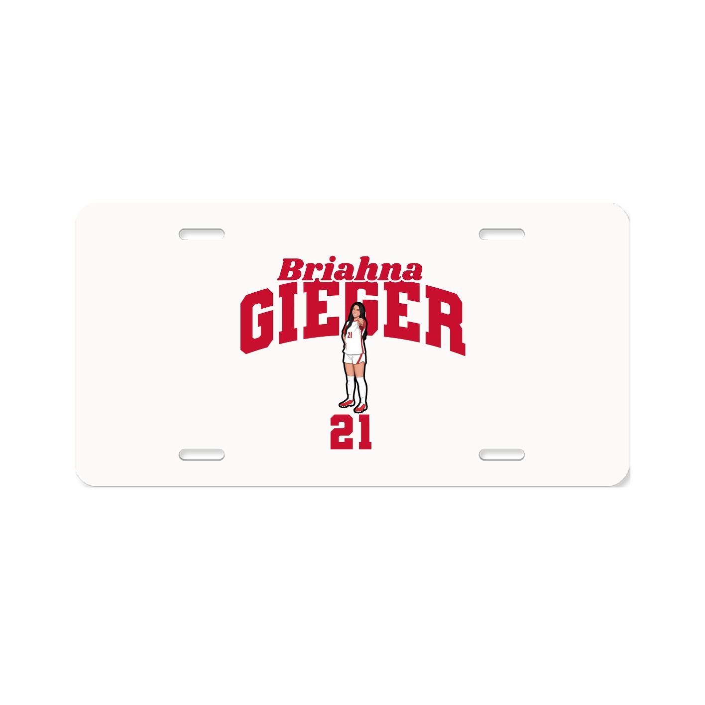 License Plate — Signature Arch in Classic