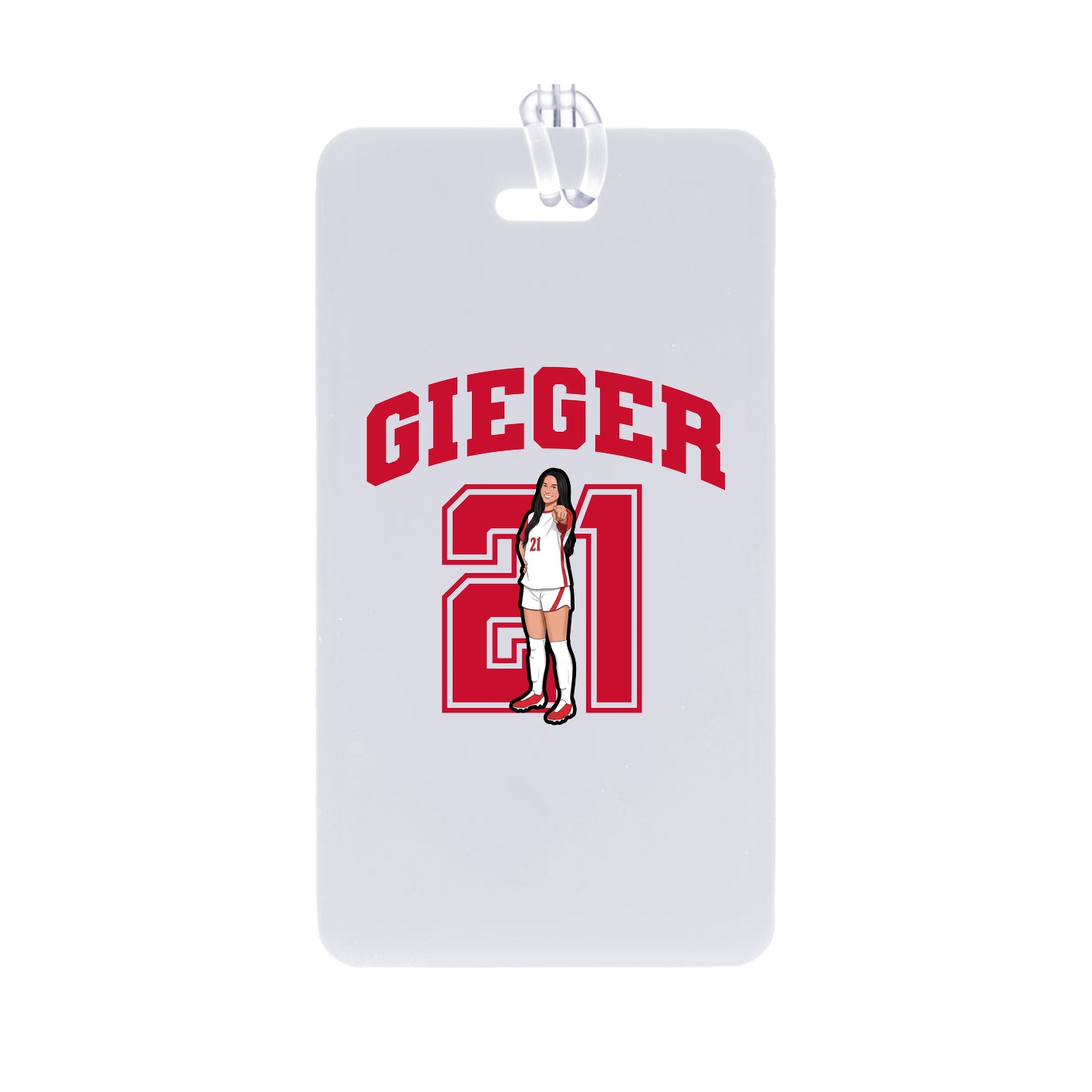 Bag Tag — Number in Classic