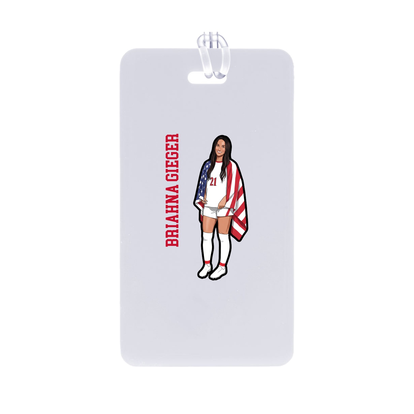 Bag Tag — Name Vertical in Classic