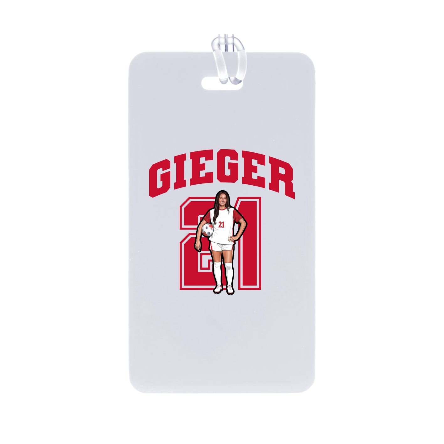Bag Tag — Number in Classic
