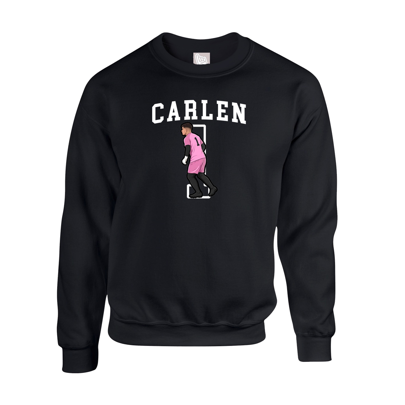 Fleece Crew — Shirsey in Black
