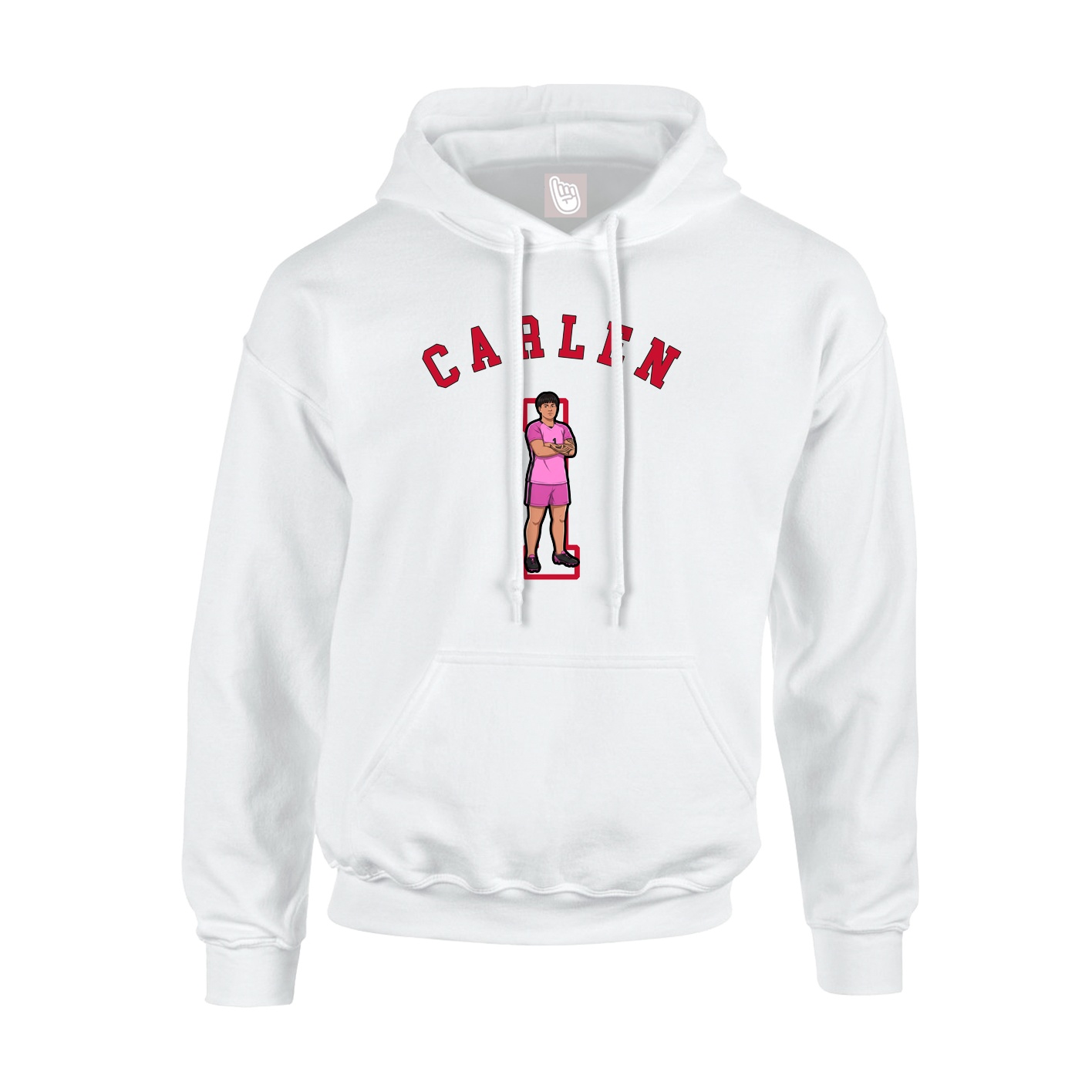 Hoodie — Shirsey Arch in White
