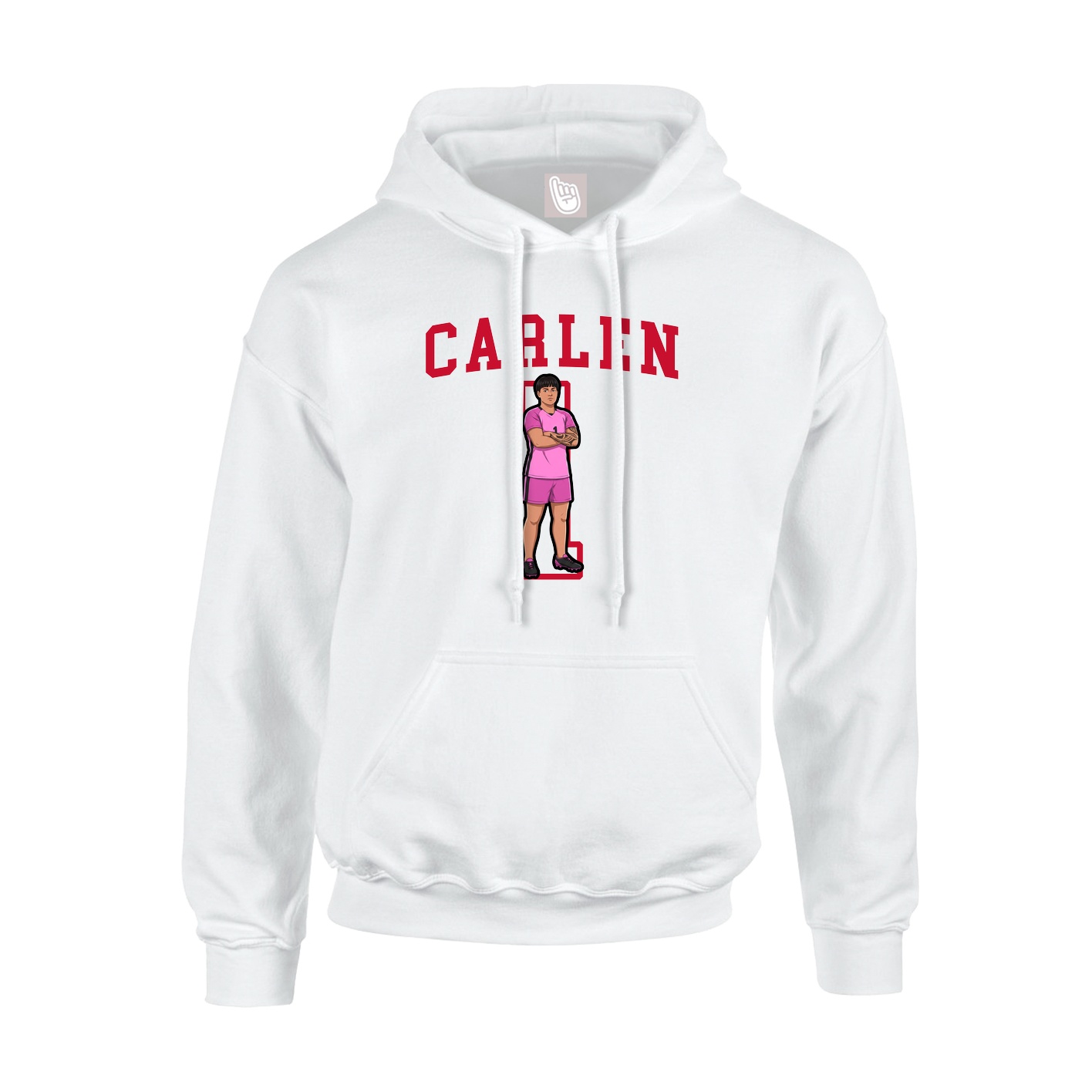Hoodie — Shirsey in White