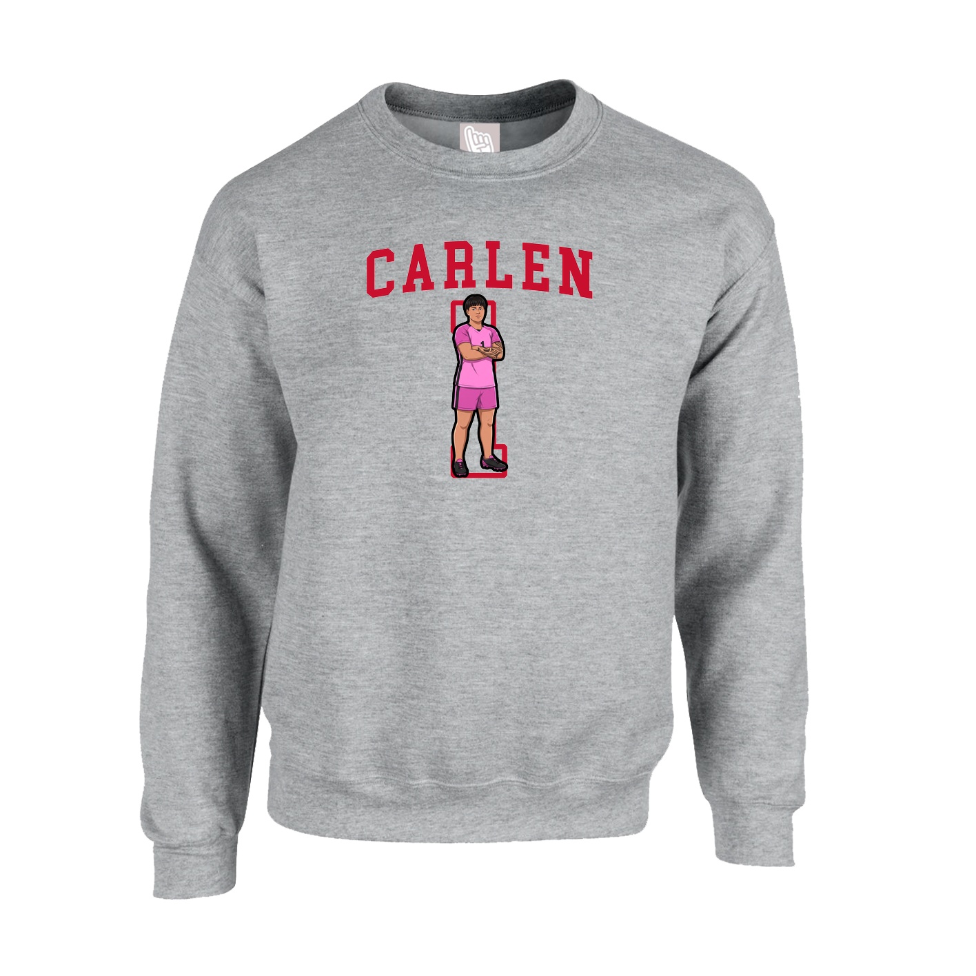 Fleece Crew — Shirsey in Grey