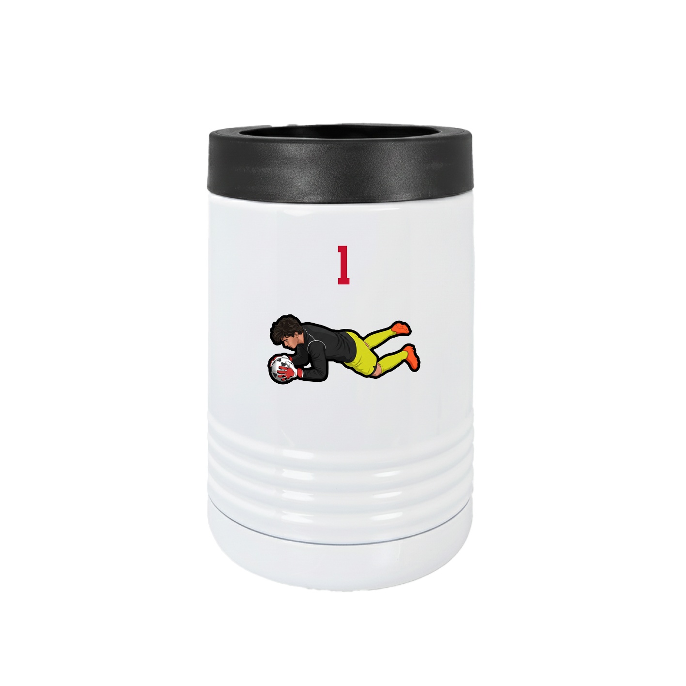 Beverage Holder — Number Top in White