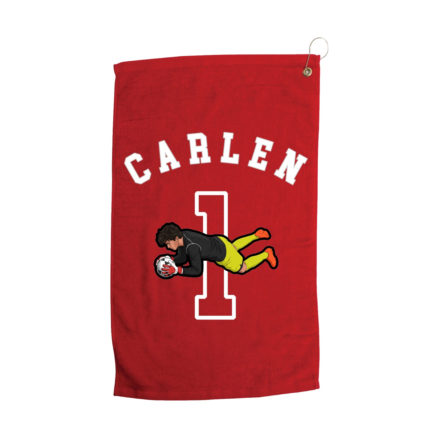 Golf Towel — Shirsey Arch in Red