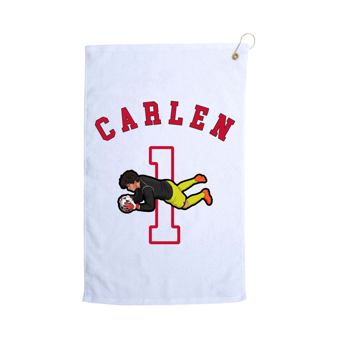 Golf Towel — Shirsey Arch in White