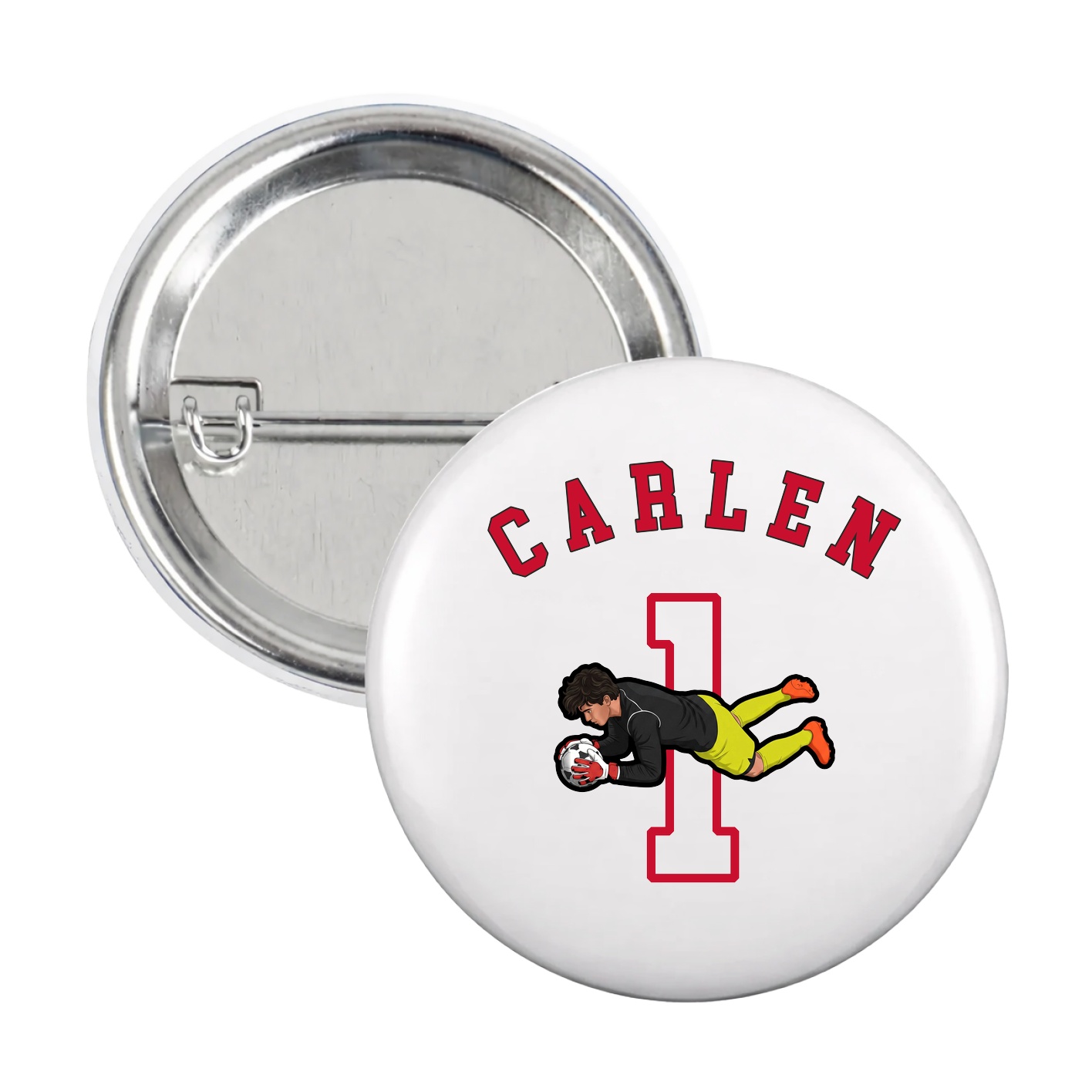 Game Day Button — Shirsey Arch in White