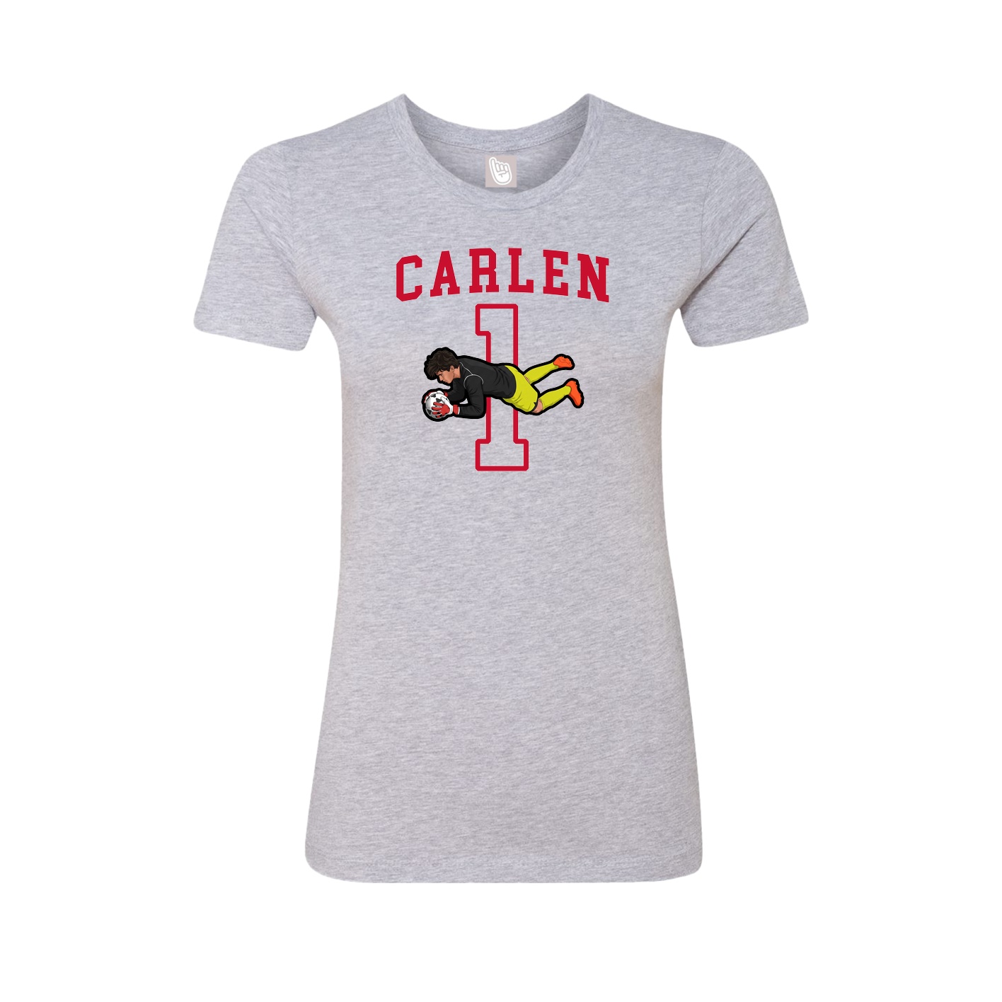 Fitted Women's Tee — Shirsey in Grey