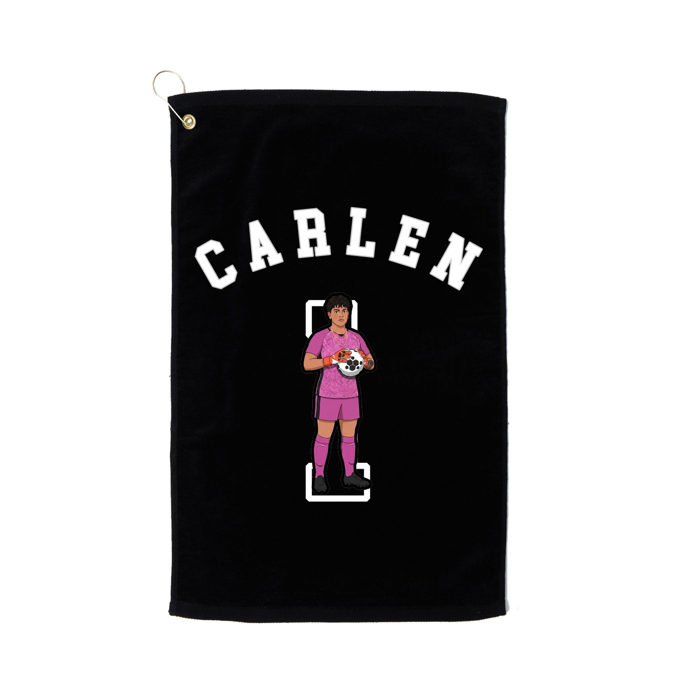 Golf Towel — Shirsey Arch in Black