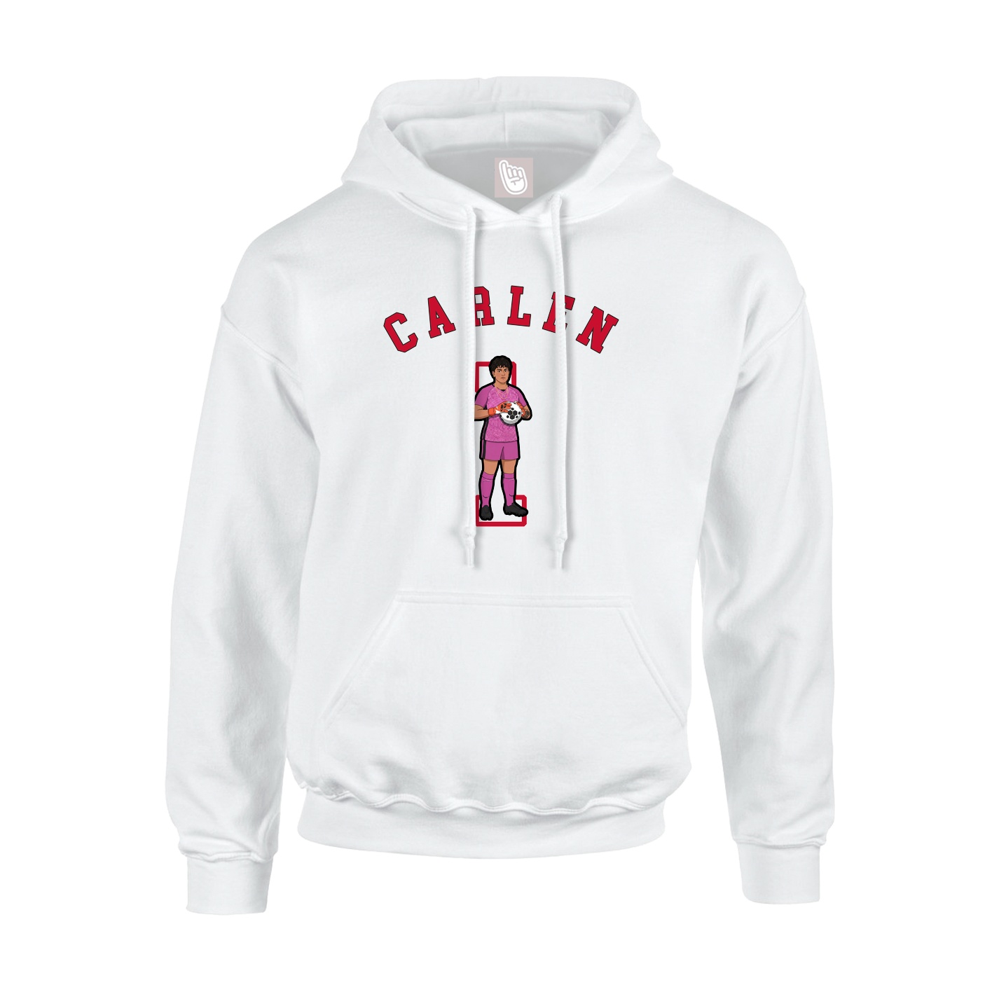 Youth Hoodie — Shirsey Arch in White