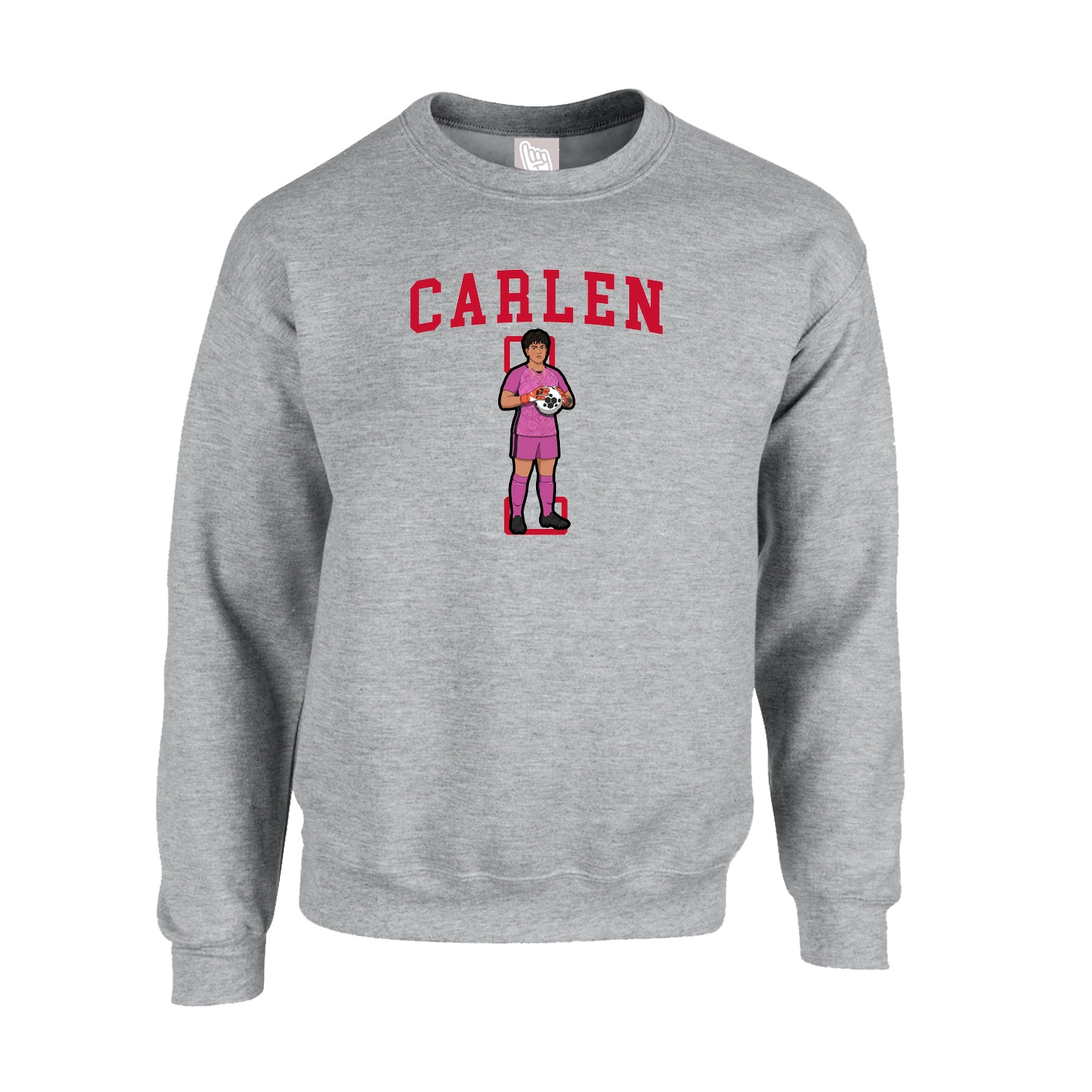 Fleece Crew — Shirsey in Grey