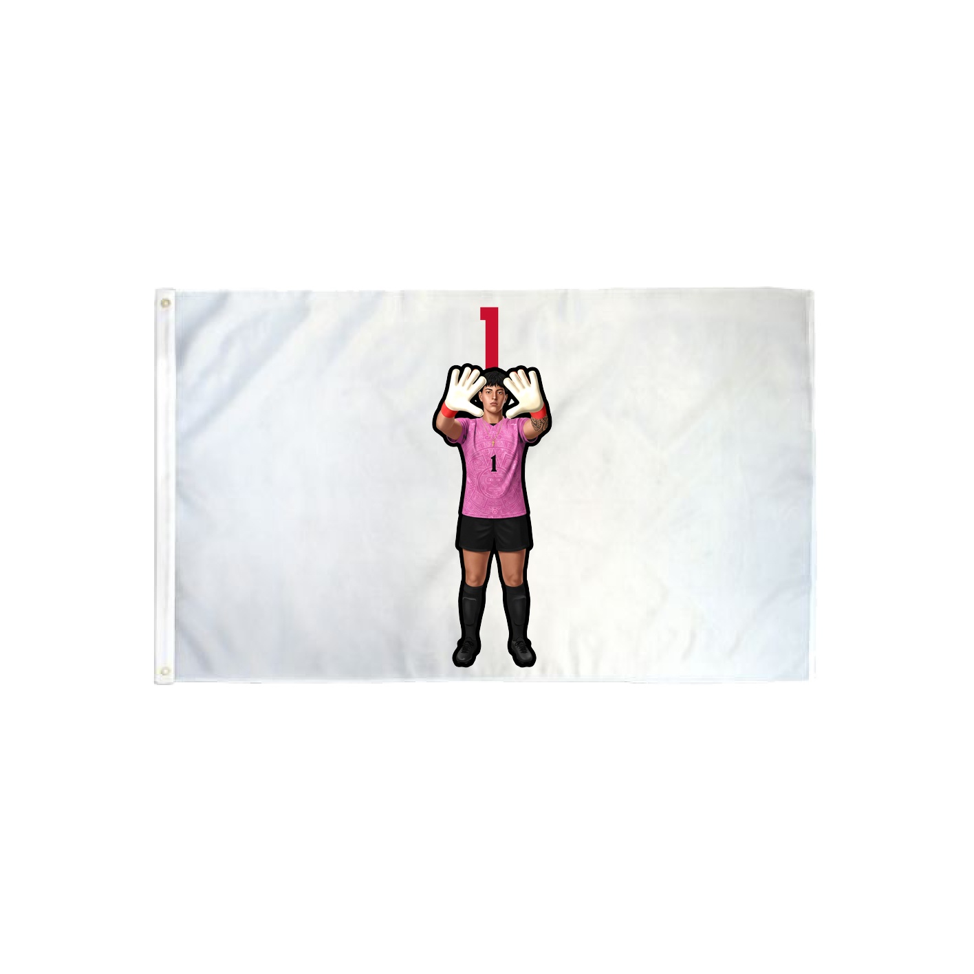 3x5 Flag — Number Top in Classic