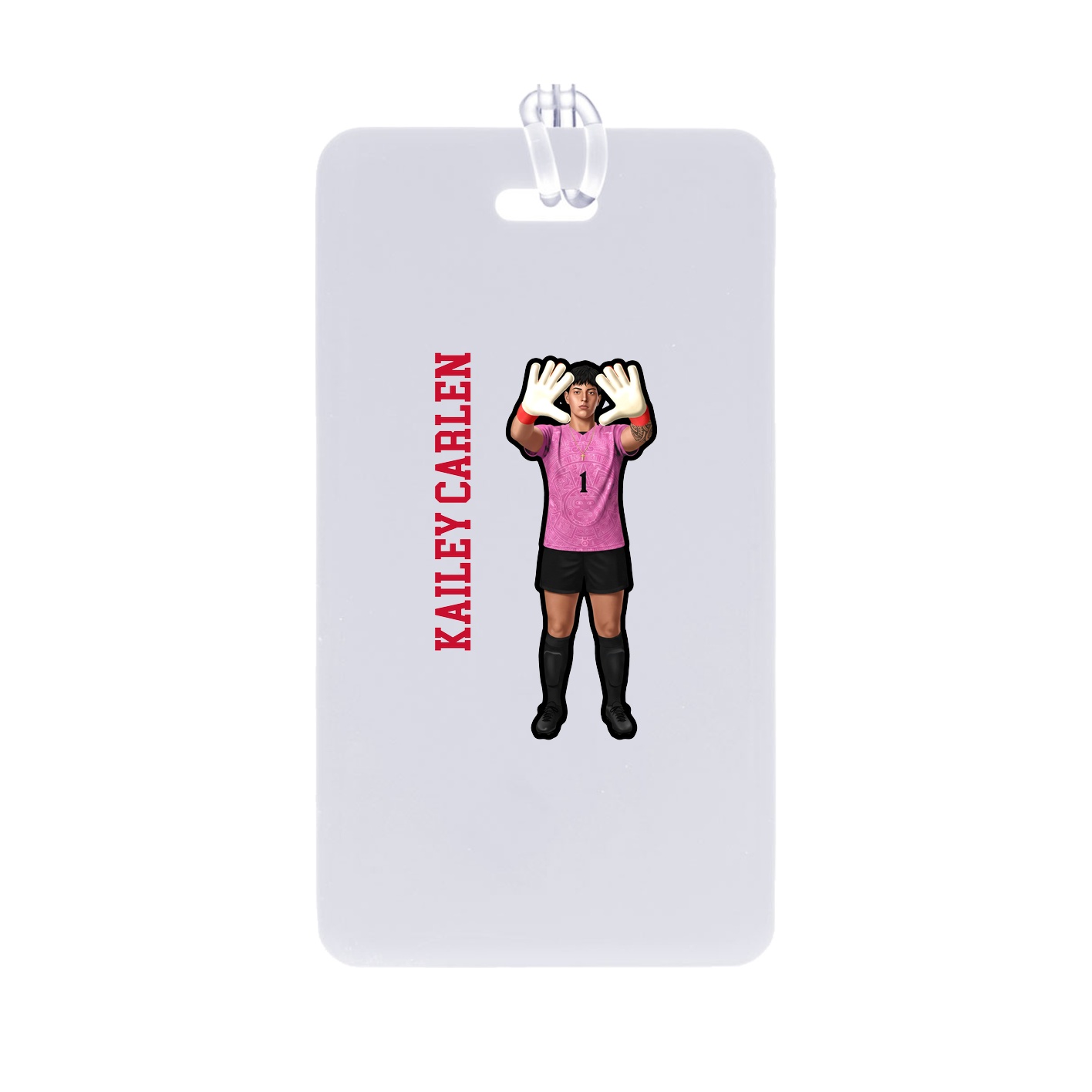 Bag Tag — Name Vertical in Classic